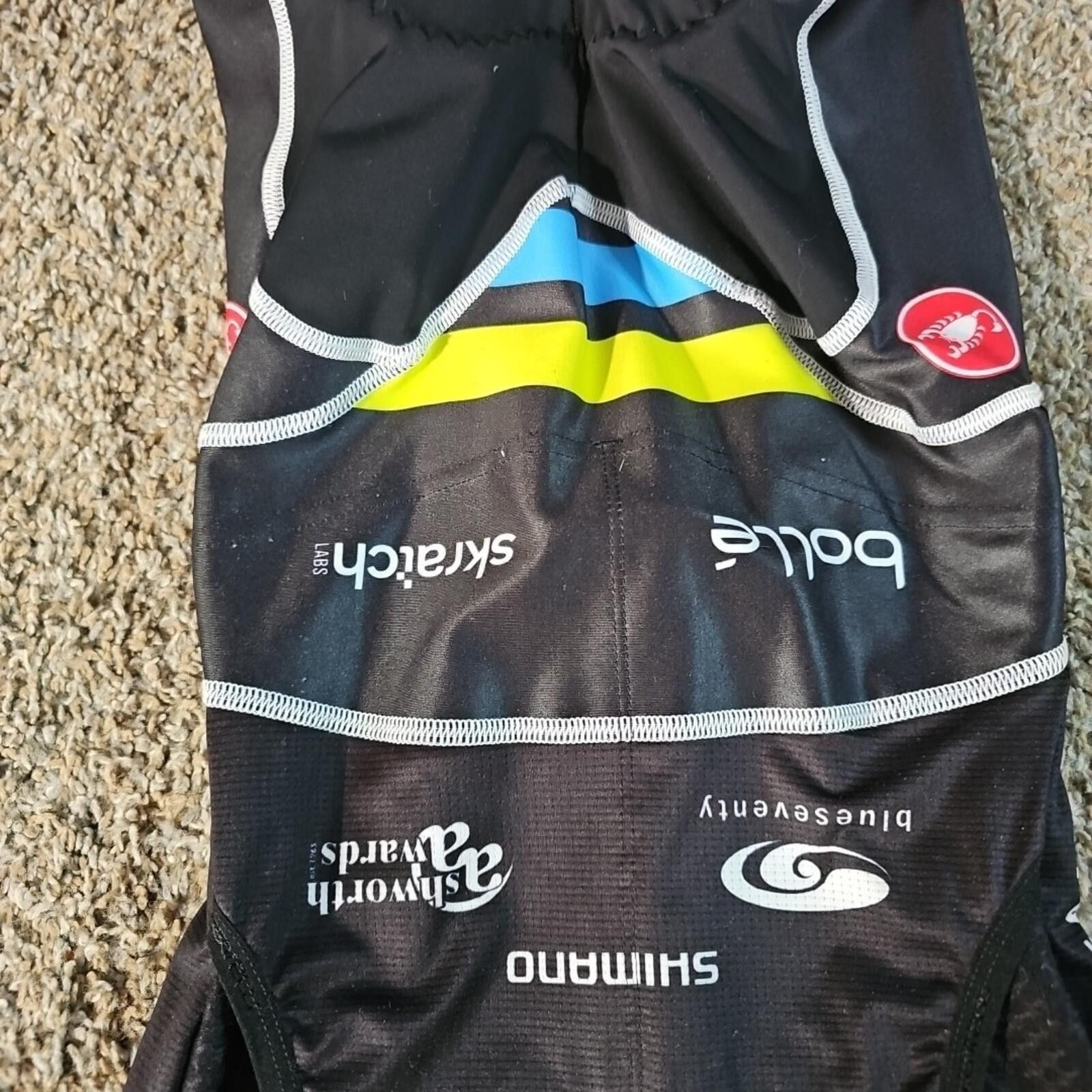 Tek Gear TREK Timex One Piece Padded Racing Jersey Shorts Small Size ONE SIZE - 10 Thumbnail