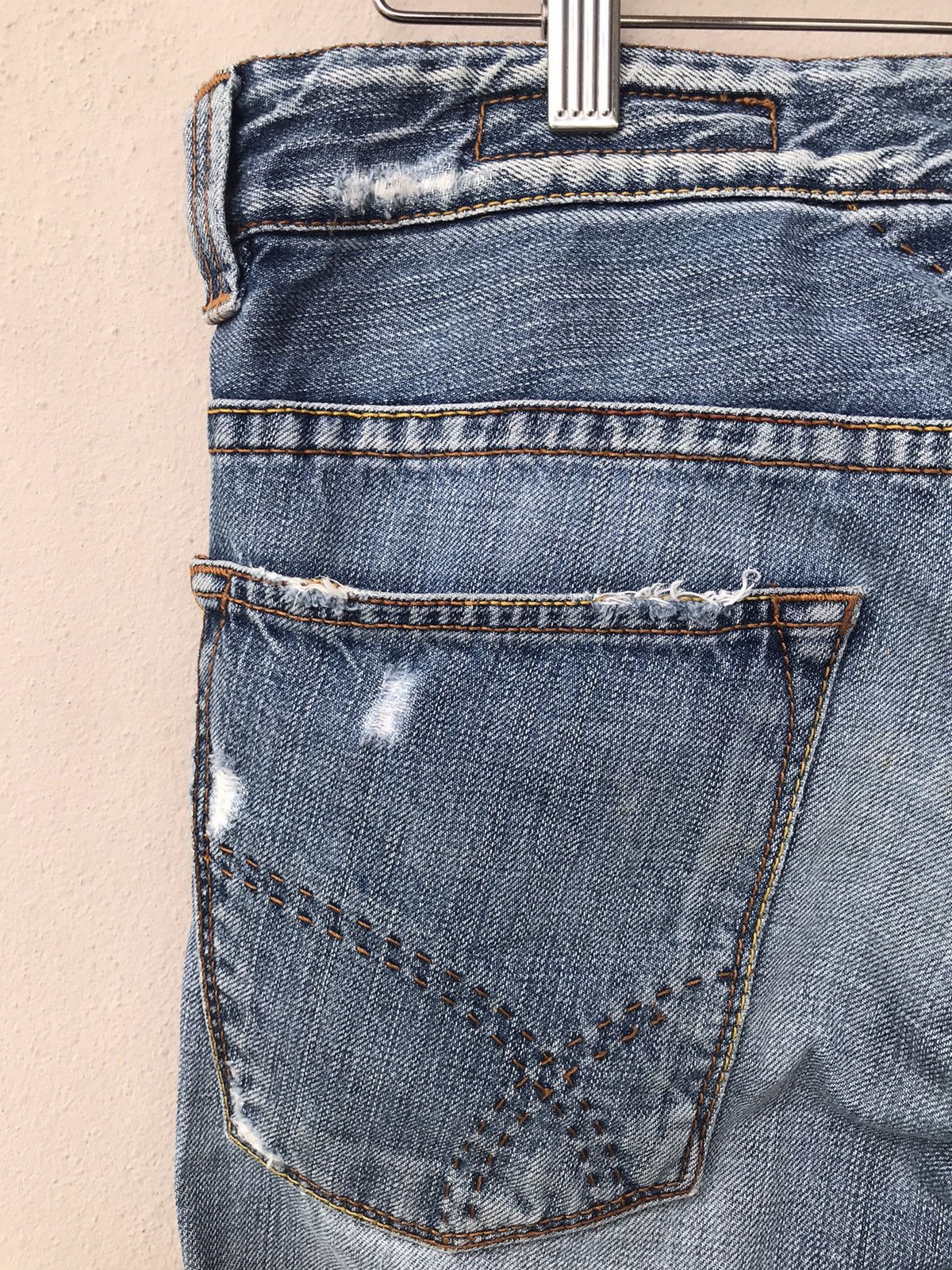 Vintage Vintage Gas Patches Honda Racing Distressed Denim Pants Size US 34 / EU 50 - 12 Thumbnail