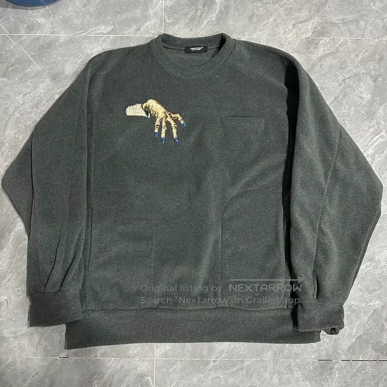Undercover Undercover Ghost Claw Hand Claw Beaded Fleece Pullover Swe Size US XL / EU 56 / 4 - 1 Thumbnail