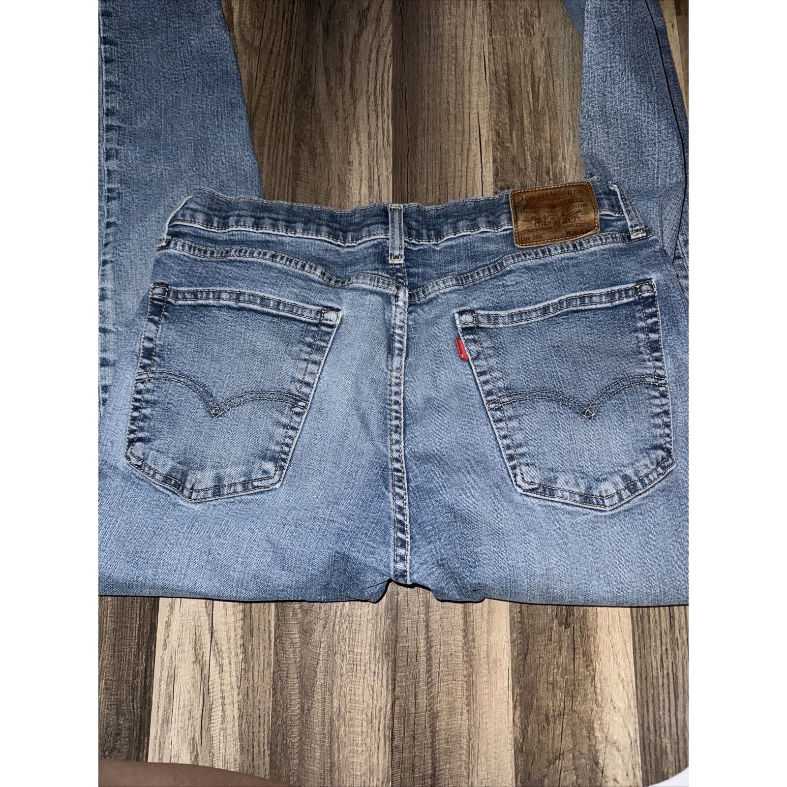 Levi's Levi’s Lot 502 Blue Jeans 36x32 Measured Size US 32 / EU 48 - 3 Thumbnail