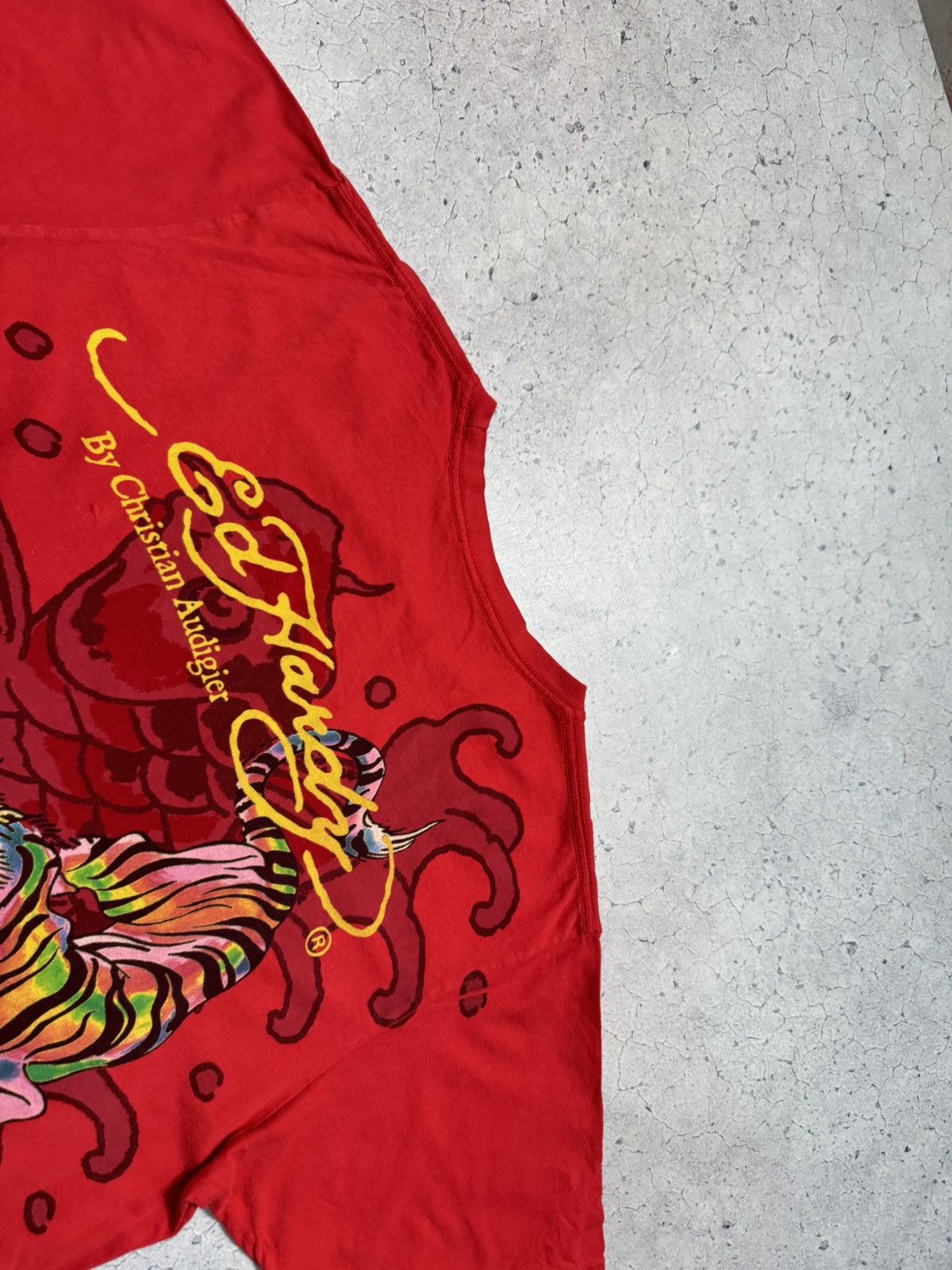 Ed Hardy Ed Hardy By Christian Audigier Vintage T-Shirt Big Logo Hype Size US XL / EU 56 / 4 - 10 Thumbnail