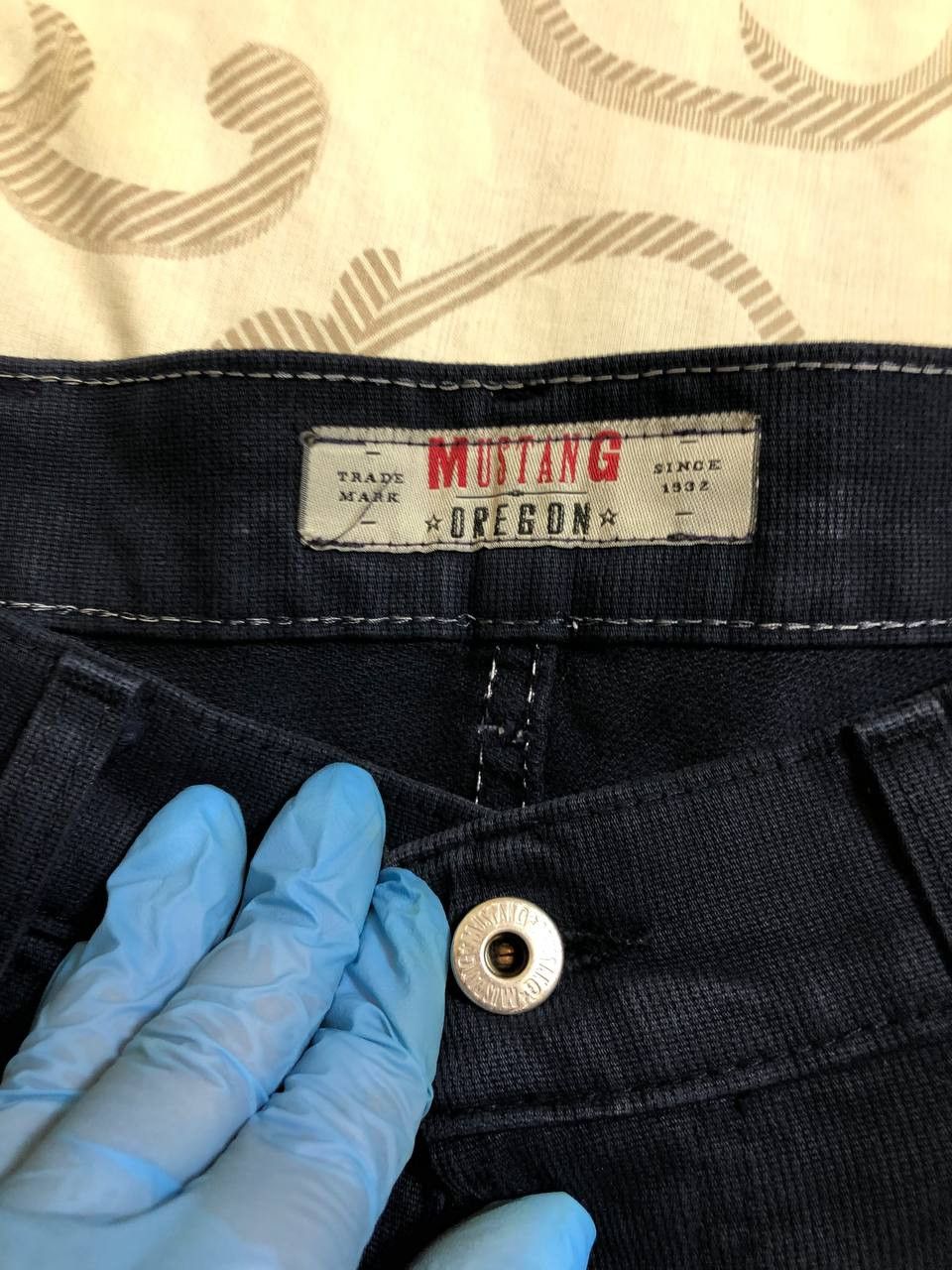 Mustang Vintage Mustang Straight Leg Jeans Oregon Faded Rare Size US 33 - 2 Thumbnail