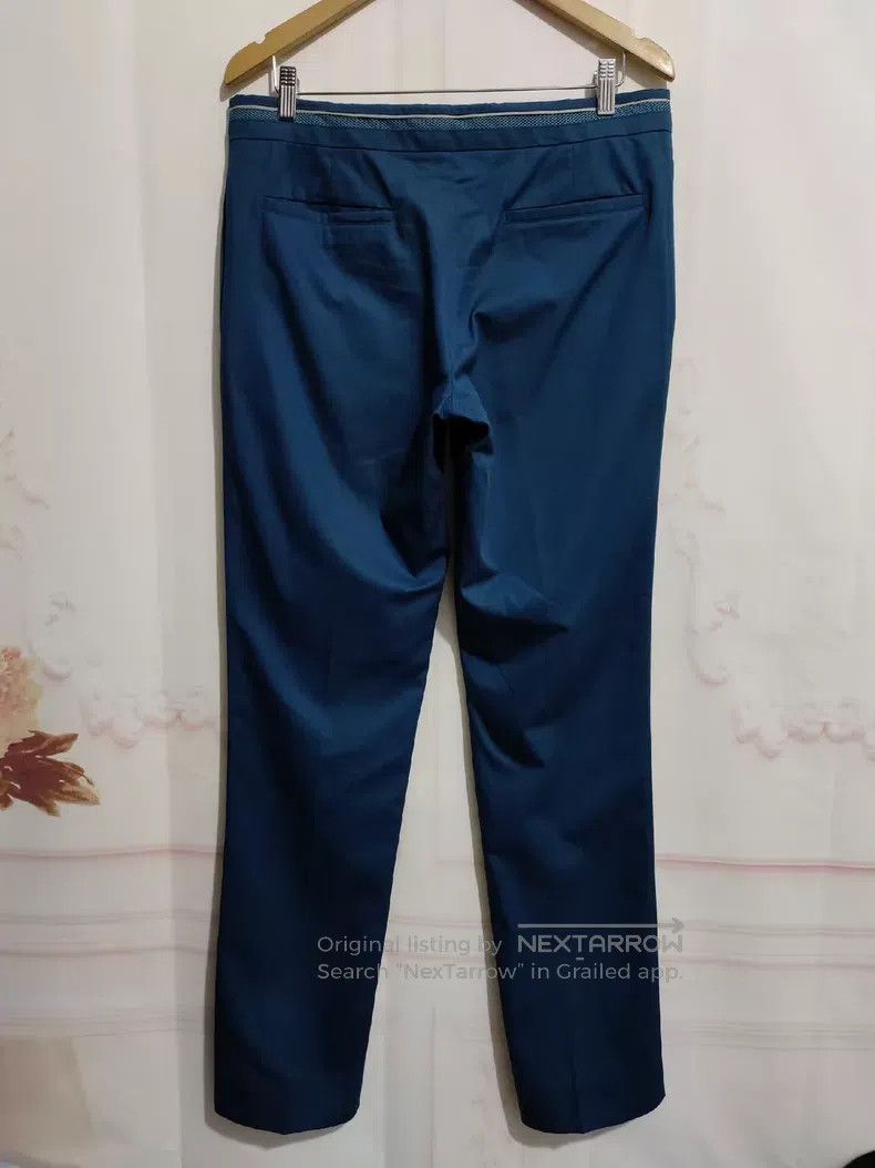 Hermes Hermes Trousers, Classic Blue, 100% Cotton Size 42R - 2 Thumbnail