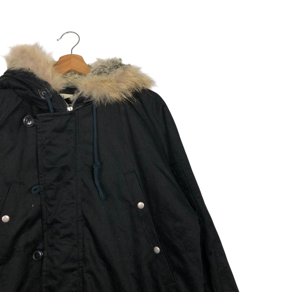 Japanese Brand 🔥BIKER JACKET BLANKET FUR HOODIE GLOBAL WORK ISSEY MIYAKE Size US L / EU 52-54 / 3 - 9 Thumbnail