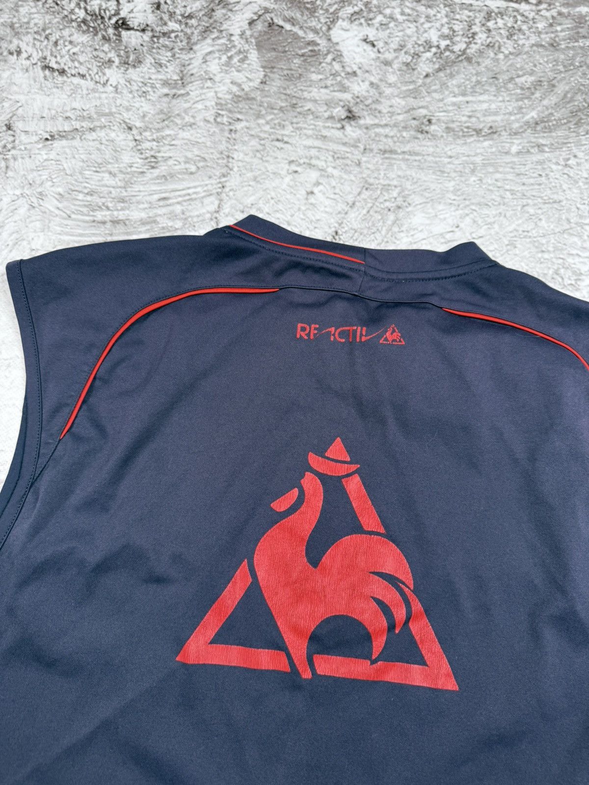 Le Coq Sportif Stoke city le coq sportif soccer jersey tank top Size US XXL / EU 58 / 5 - 5 Thumbnail