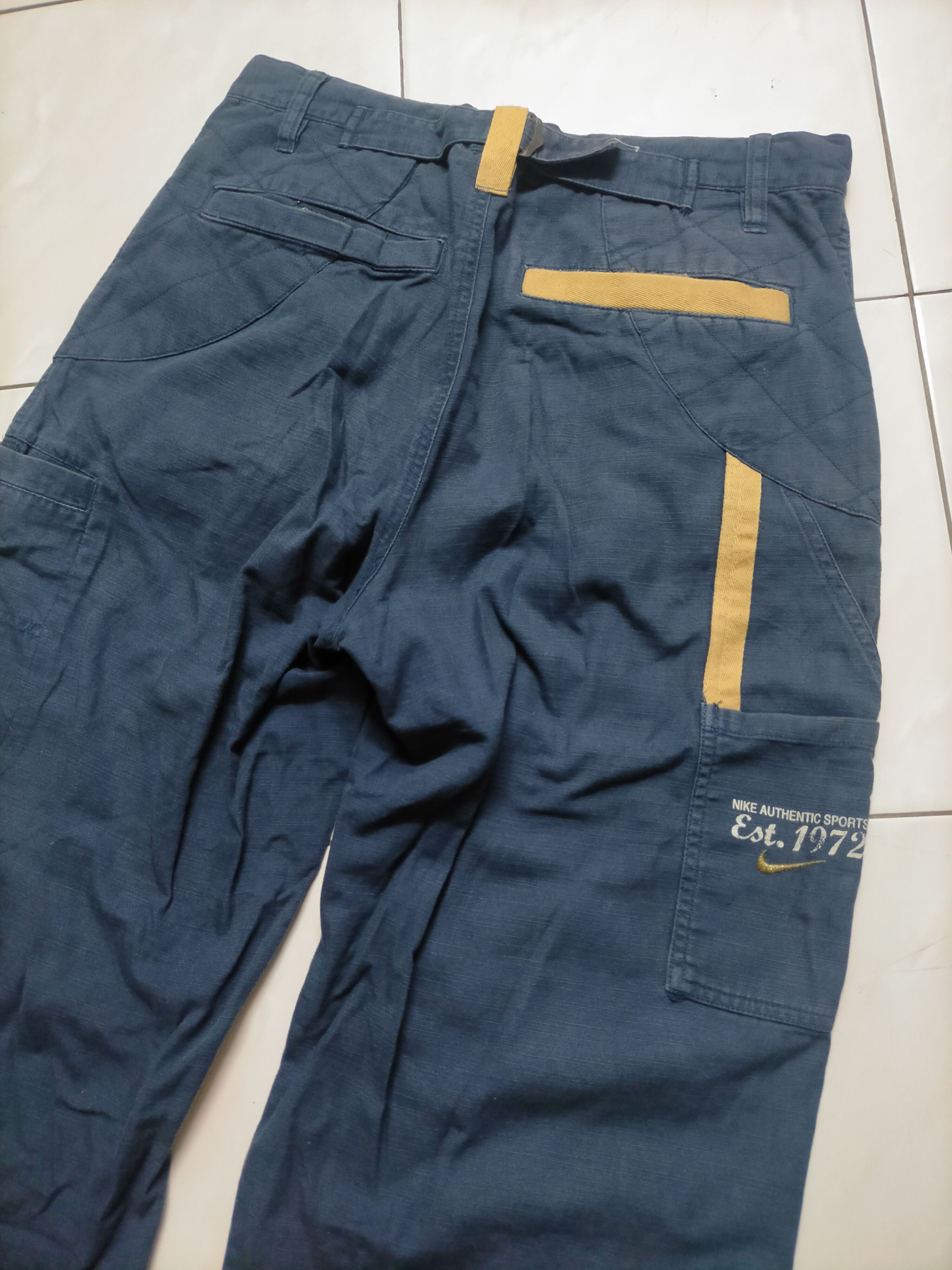 Nike 🔥 Vintage Nike Carpenter Loose Pants Size US 31 - 1 Thumbnail