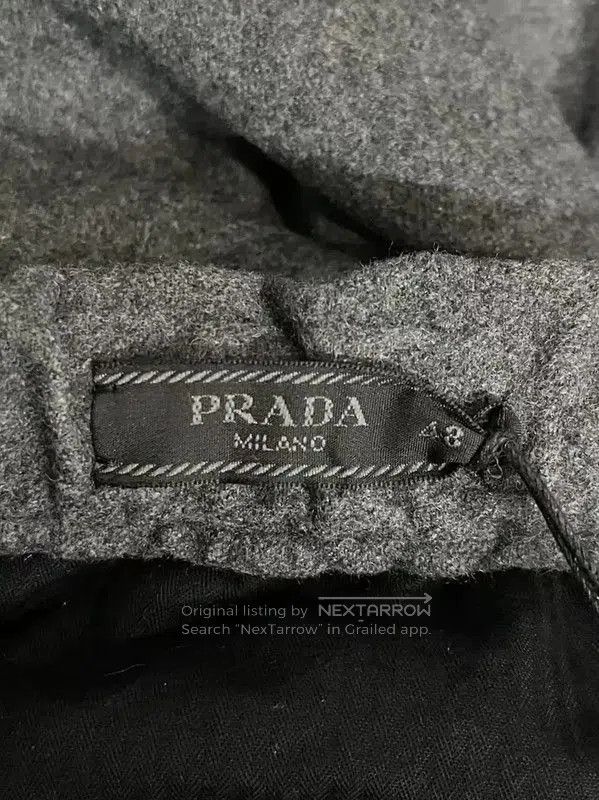 Prada Prada Gray Wool Men's Casual Pants. Size US 32 / EU 48 - 8 Thumbnail