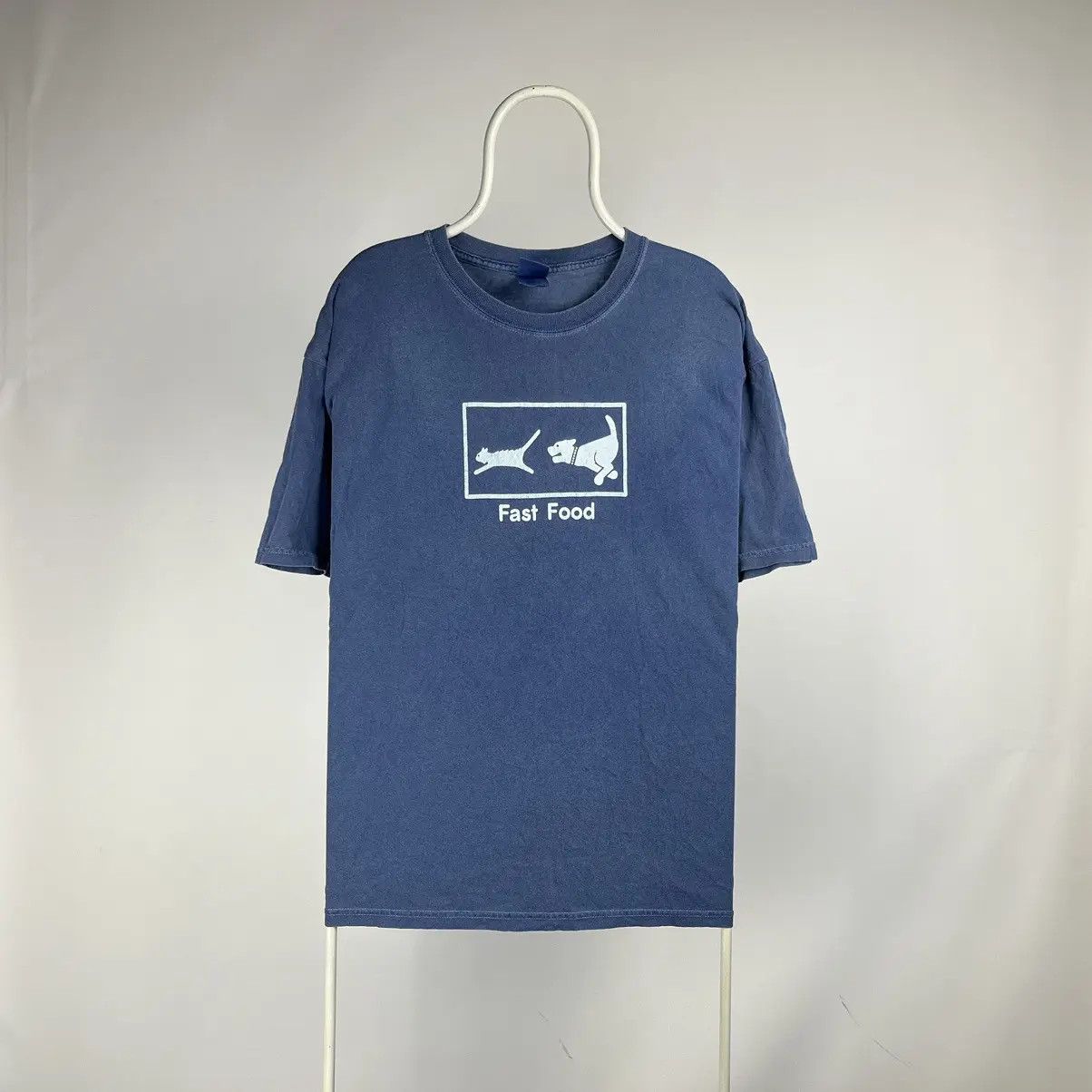 Band Tees Vintage Humor Tshirt Fast food dogs cat size XLarge Size US XL / EU 56 / 4 - 1 Thumbnail