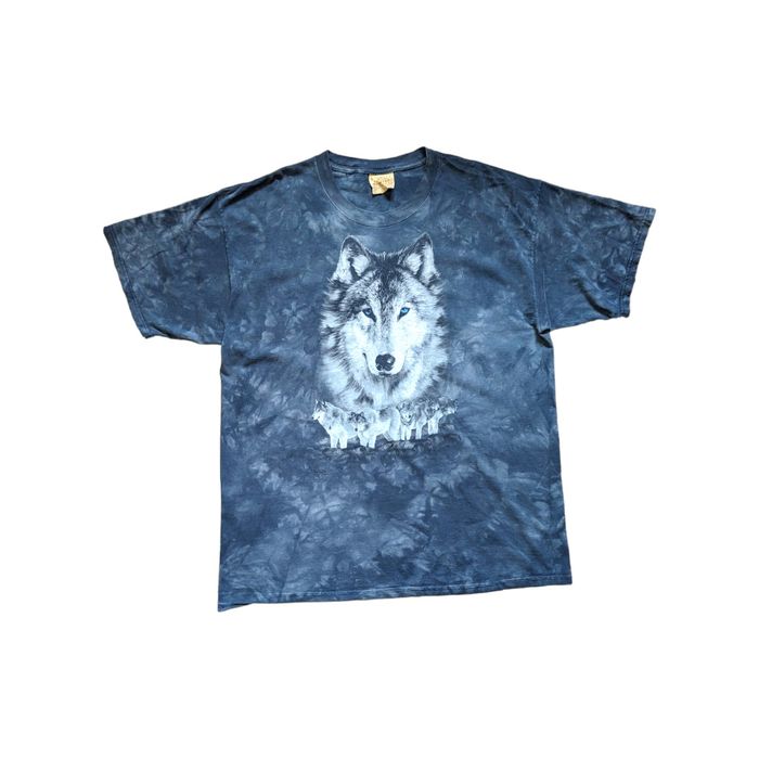 The Mountain Y2K The Mountain Wolf Pack Tee Shirt Crewneck Gray