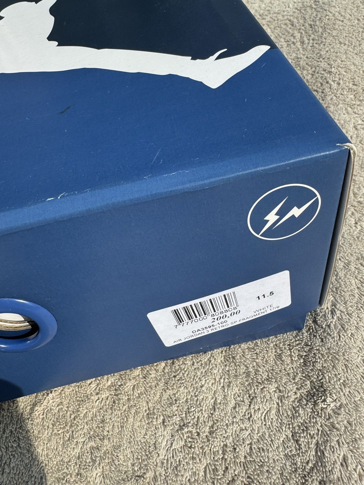 Jordan Brand Air Jordan 3 Retro Sp Fragment Size US 11.5 / EU 44-45 - 6 Thumbnail