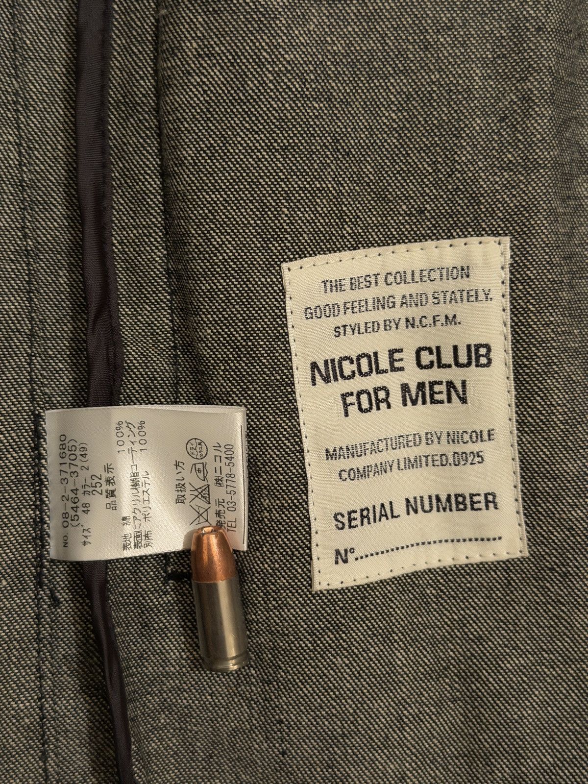 Nicole Club Nicole club for men jacket Size US M / EU 48-50 / 2 - 6 Thumbnail
