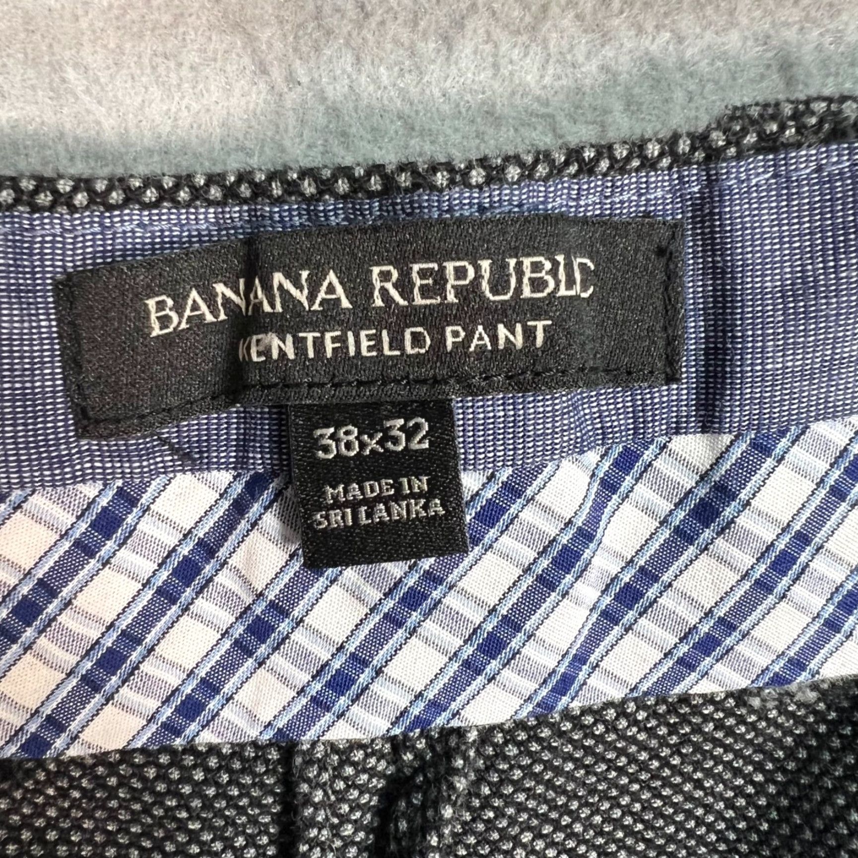 Banana Republic Banana Republic Pants Mens 38 x 32 Gray 100% Cotton Straight Leg Dress Pants Solid Style Mens Size US 38 / EU 54 - 3 Thumbnail