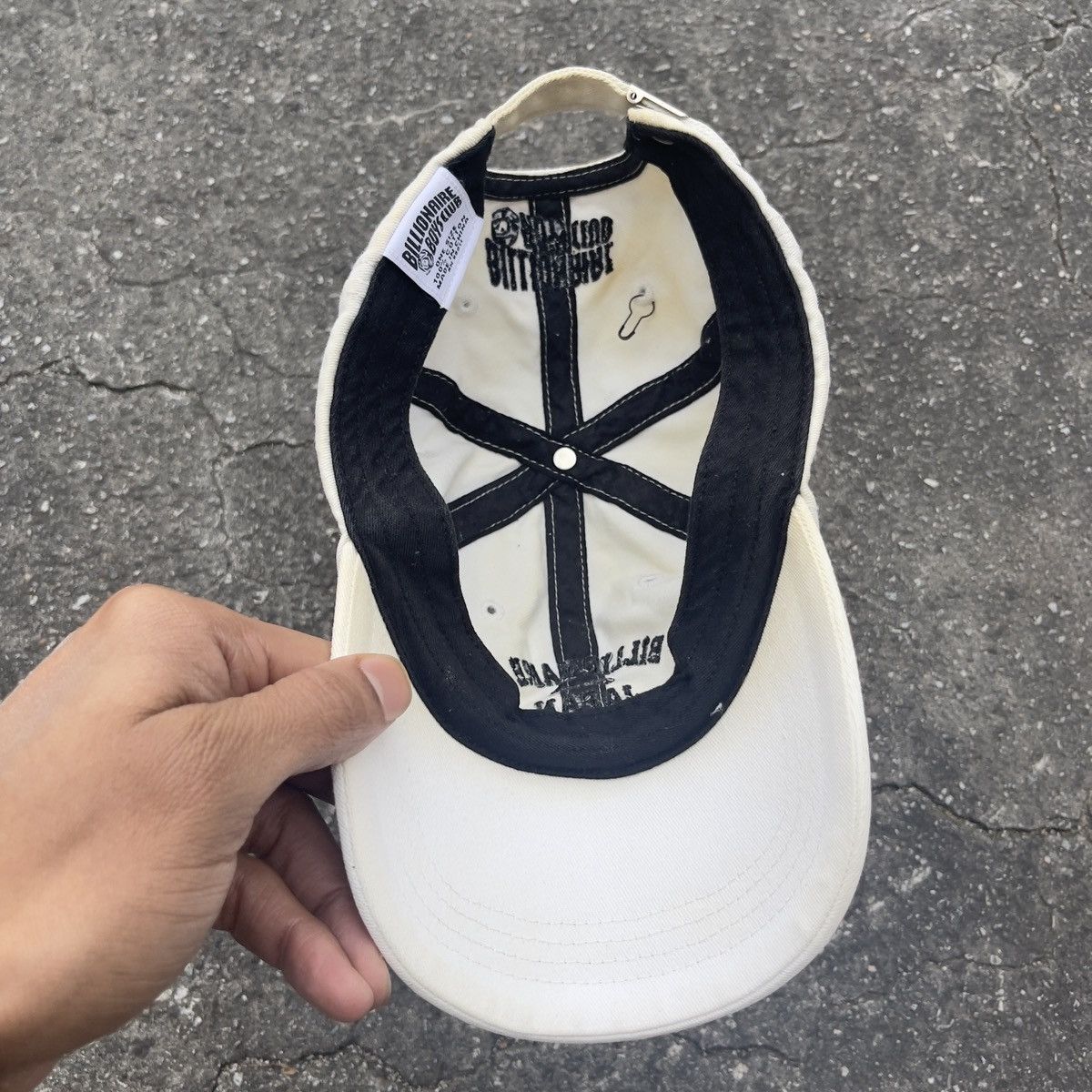 Billionaire Boys Club × Icecream × Vintage Thrashed BILLIONAIRE BOYS CLUB B.C. JAPAN Dad Hat Size ONE SIZE - 6 Thumbnail