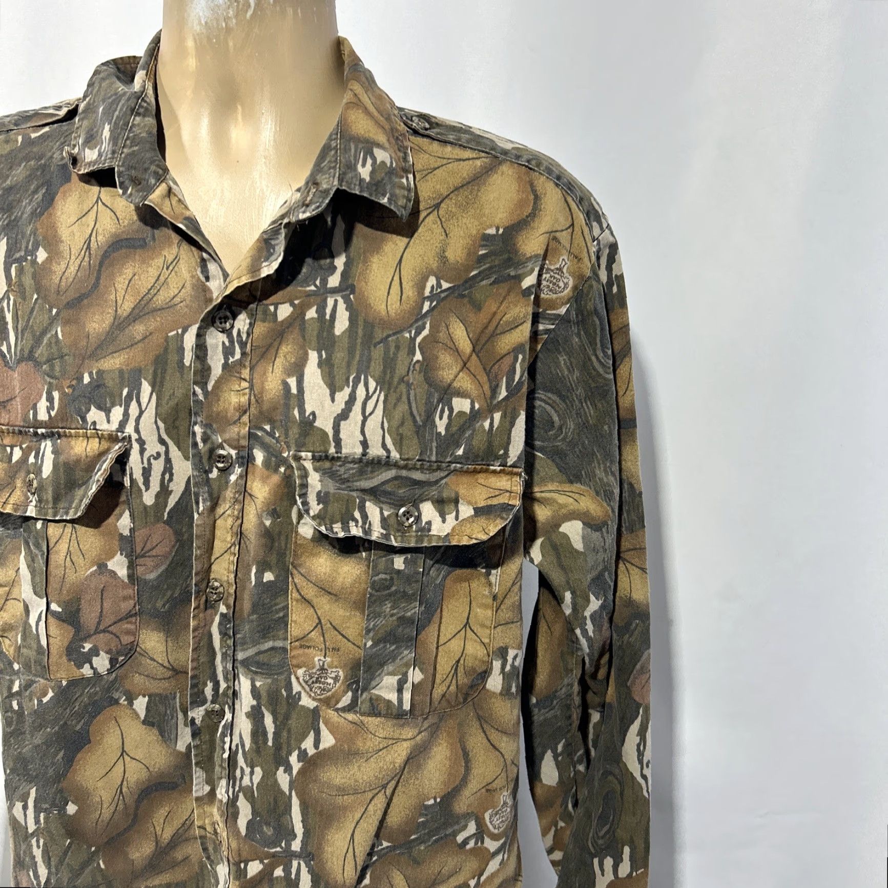 Vintage VINTAGE Mossy Oak Shirt Mens M Fall Foliage Camo USA Made Nice! Size US L / EU 52-54 / 3 - 2 Thumbnail