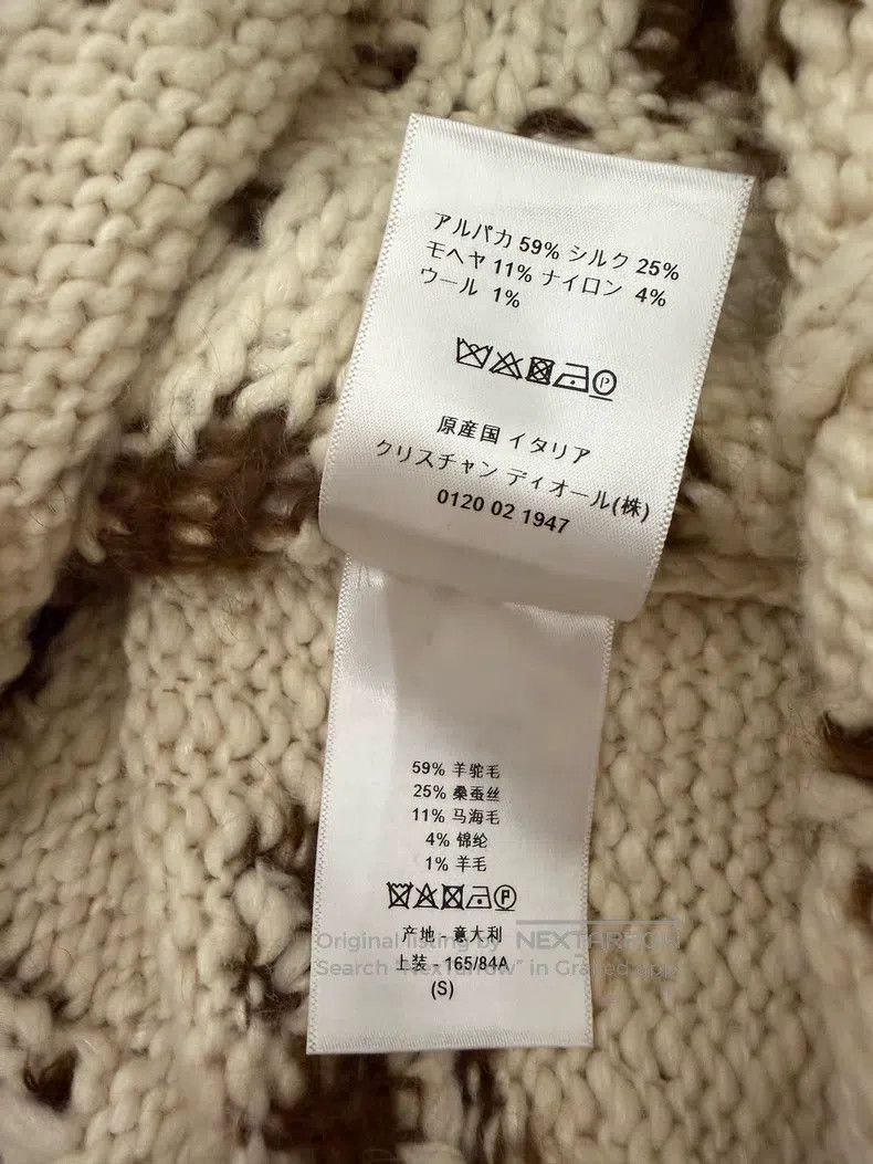 Dior Dior Woollen knitted cardigan coat Size S / US 4 / IT 40 - 4 Thumbnail