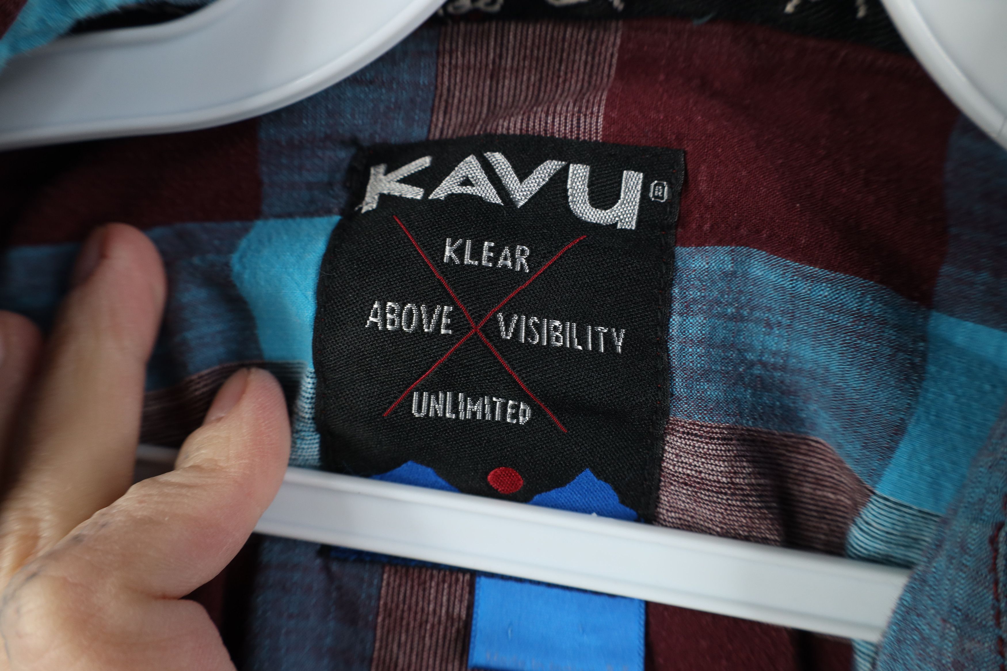 KAVU Kavu Seersucker Short Sleeve Collared Button Shirt Plaid Size US M / EU 48-50 / 2 - 10 Thumbnail