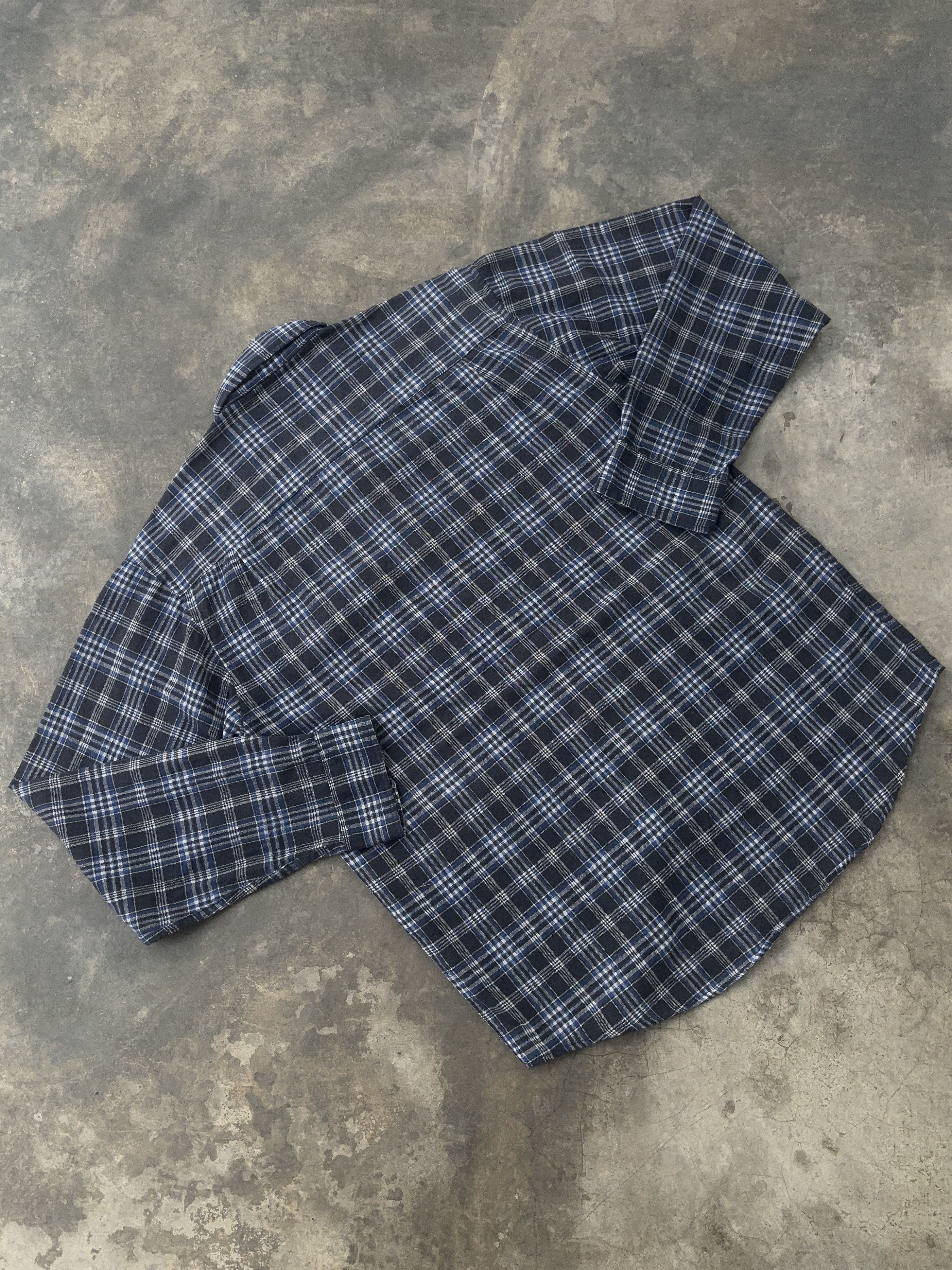 Other Forest Guard Blue Vintage Checkered Button Up Shirt Size US L / EU 52-54 / 3 - 8 Thumbnail