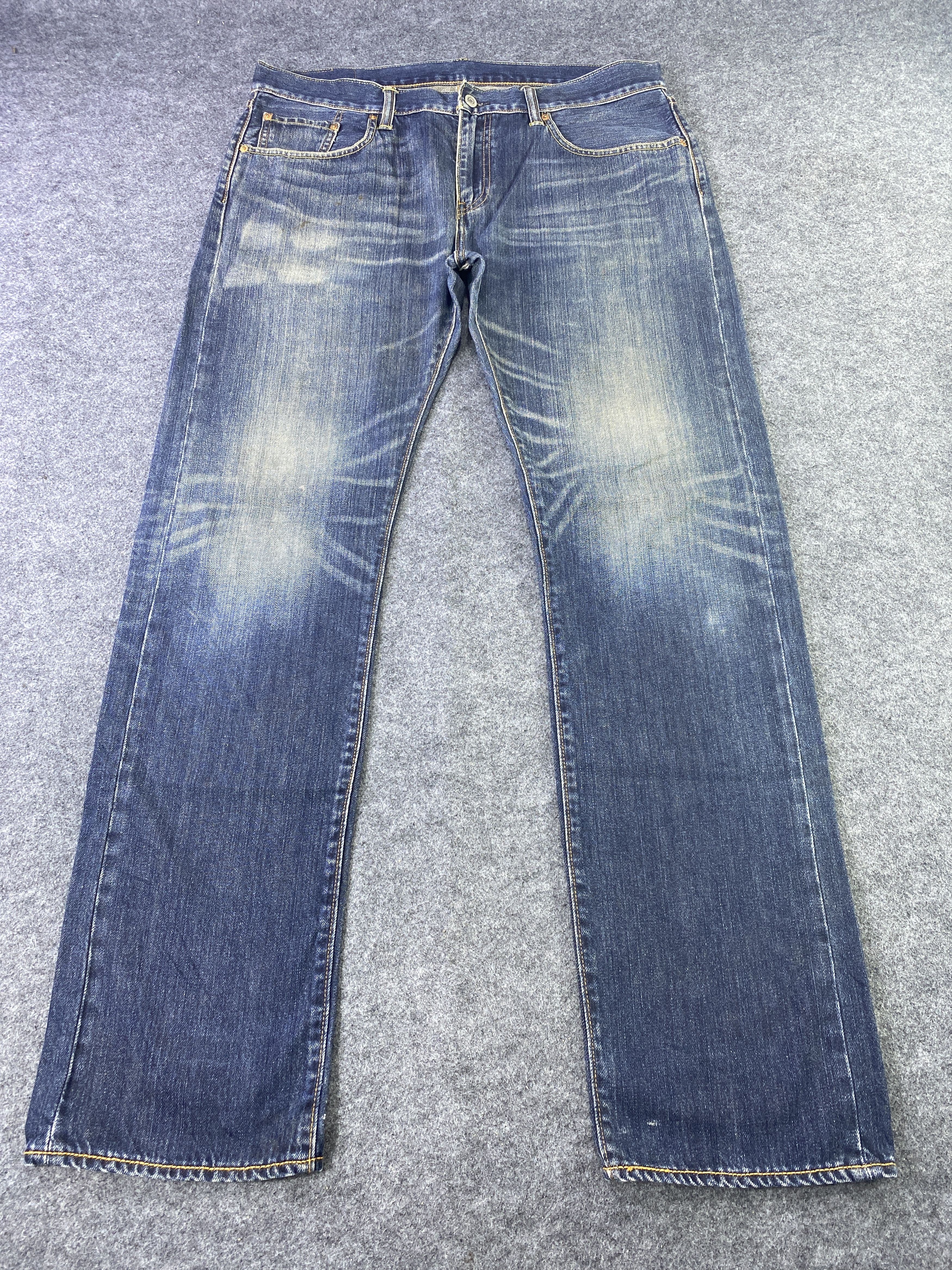 Levi's Vintage Levi's 504 Blue Wash Jeans - J920 Size US 38 / EU 54 - 2 Thumbnail