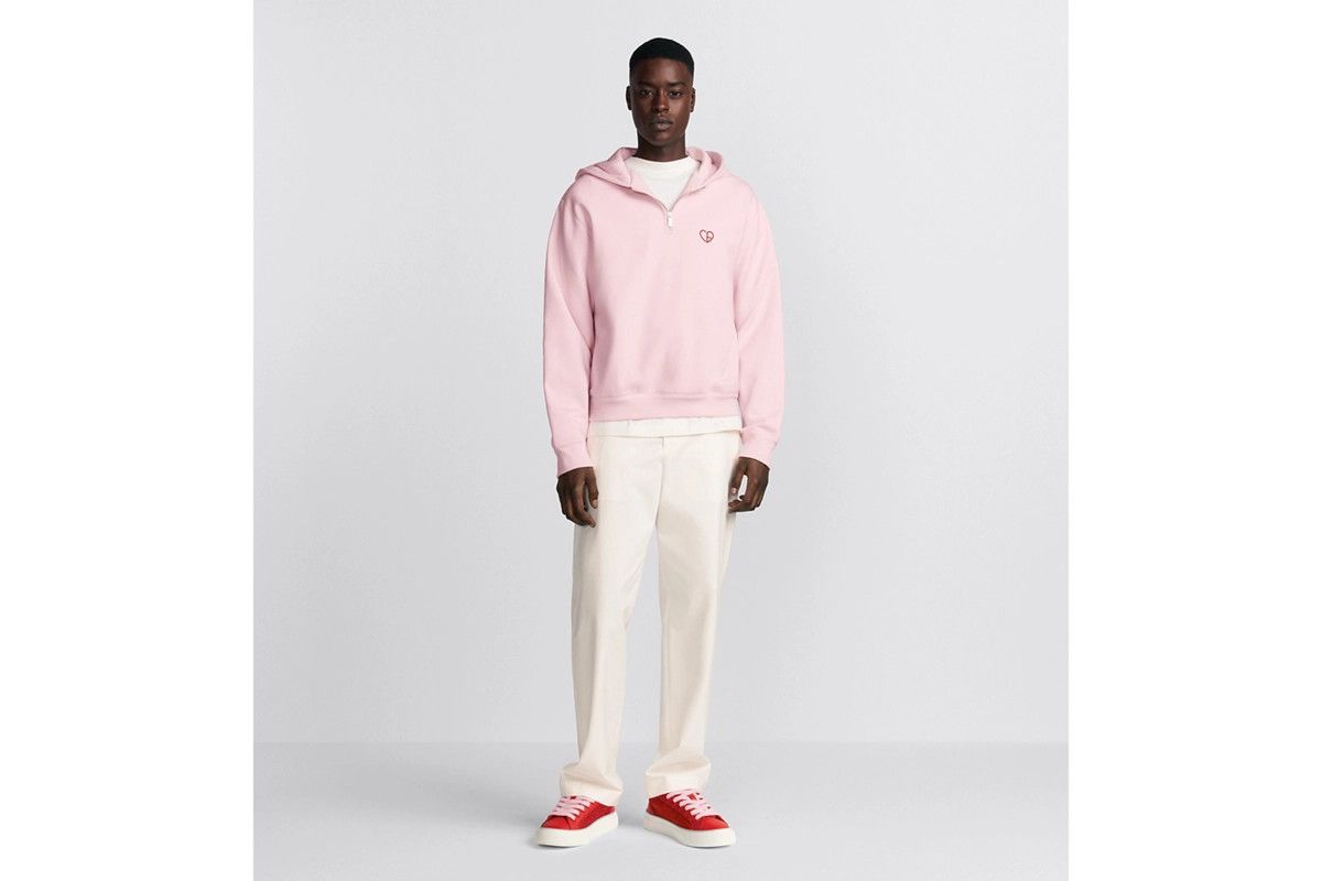 Dior o1bcso1str0226 Relaxed-Fit Hooded Sweatshirt in Pink Size US XL / EU 56 / 4 - 5 Thumbnail