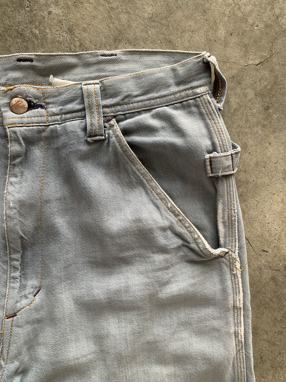 Needles Needles by Nepenthes New York Distressed Carpenter Pants Size US 32 / EU 48 - 5 Thumbnail