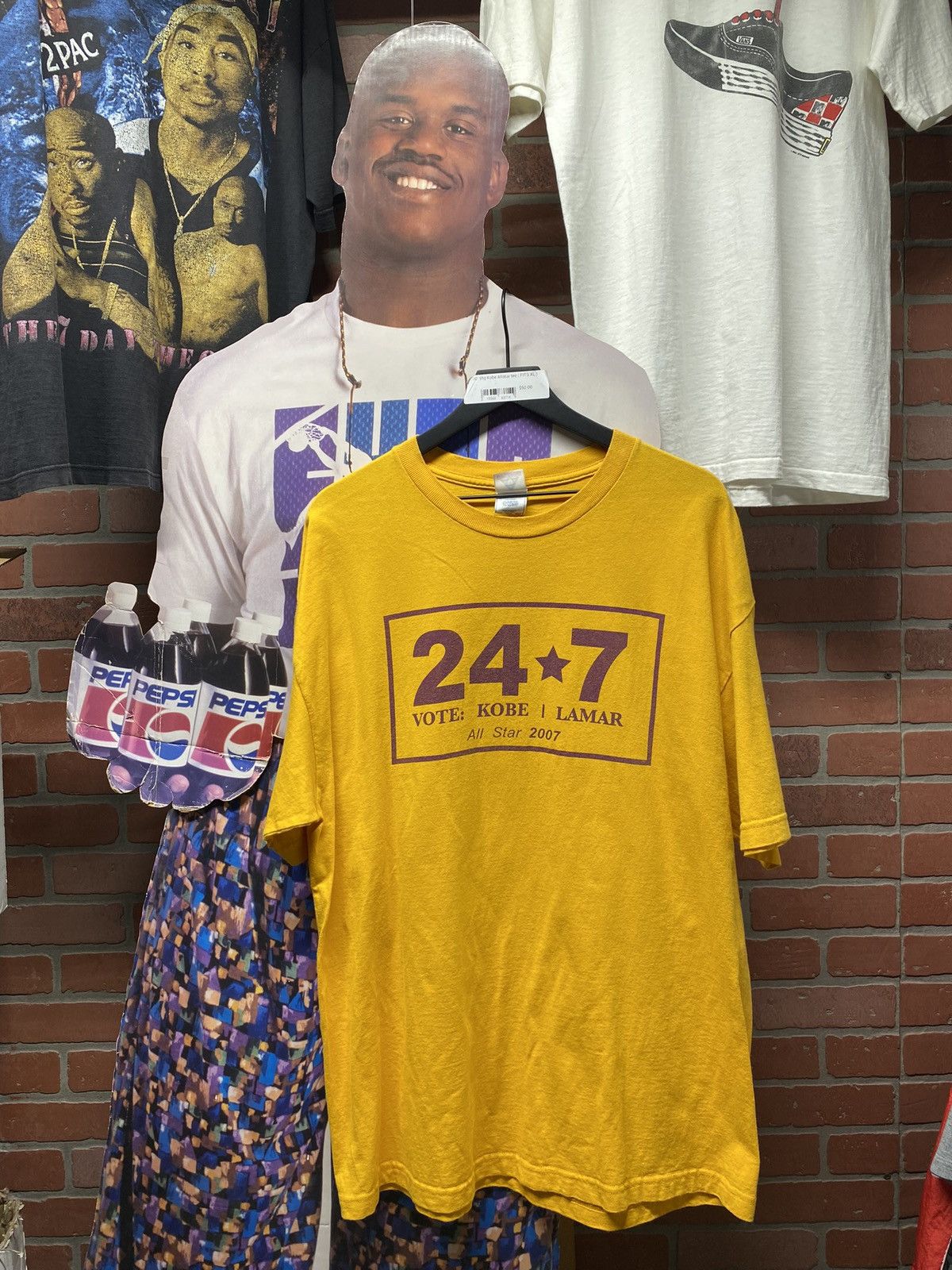 NBA × Vintage Vintage 00’ Lakers All Star Kobe Tee Shirt XLarge Size US XL / EU 56 / 4 - 2 Thumbnail