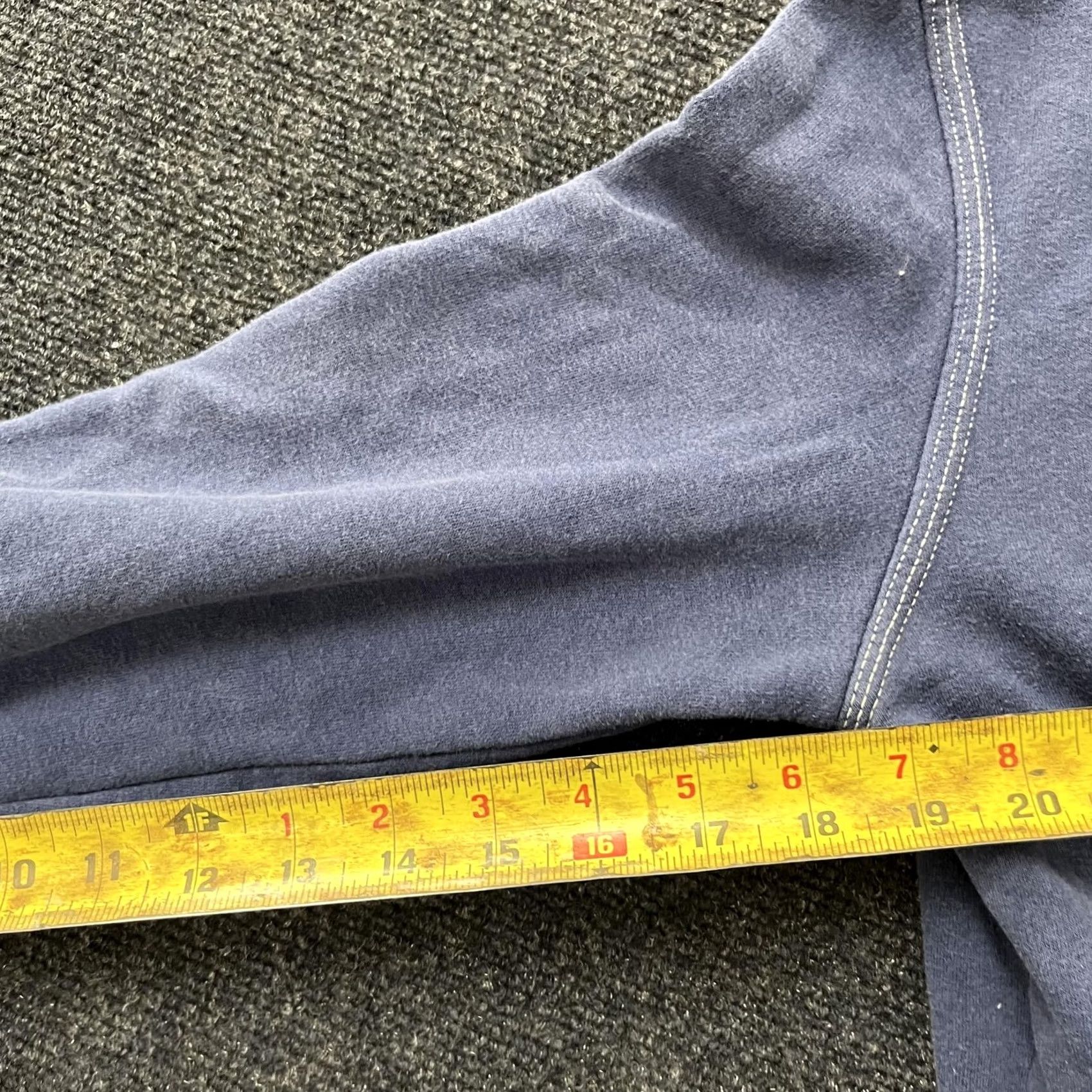 Aeropostale VINTAGE Aeropostale Hoodie Womens M Blue Full Zip 87 ATH DIV Sweatshirt Patch Logo Size M / US 6-8 / IT 42-44 - 6 Thumbnail