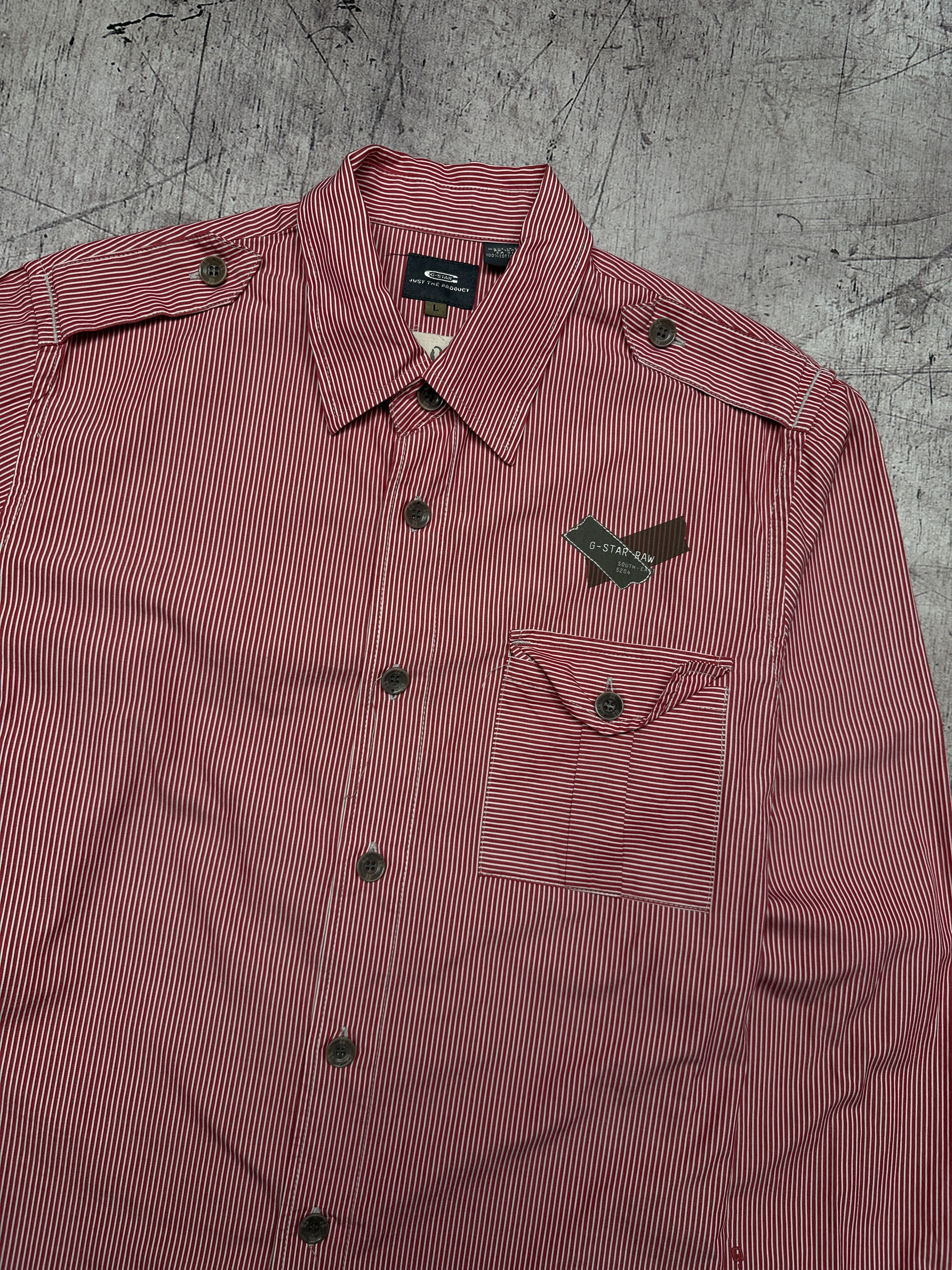 G-Star G Star Raw Vintage Mens Long Sleeve Shirt Size US L / EU 52-54 / 3 - 2 Thumbnail