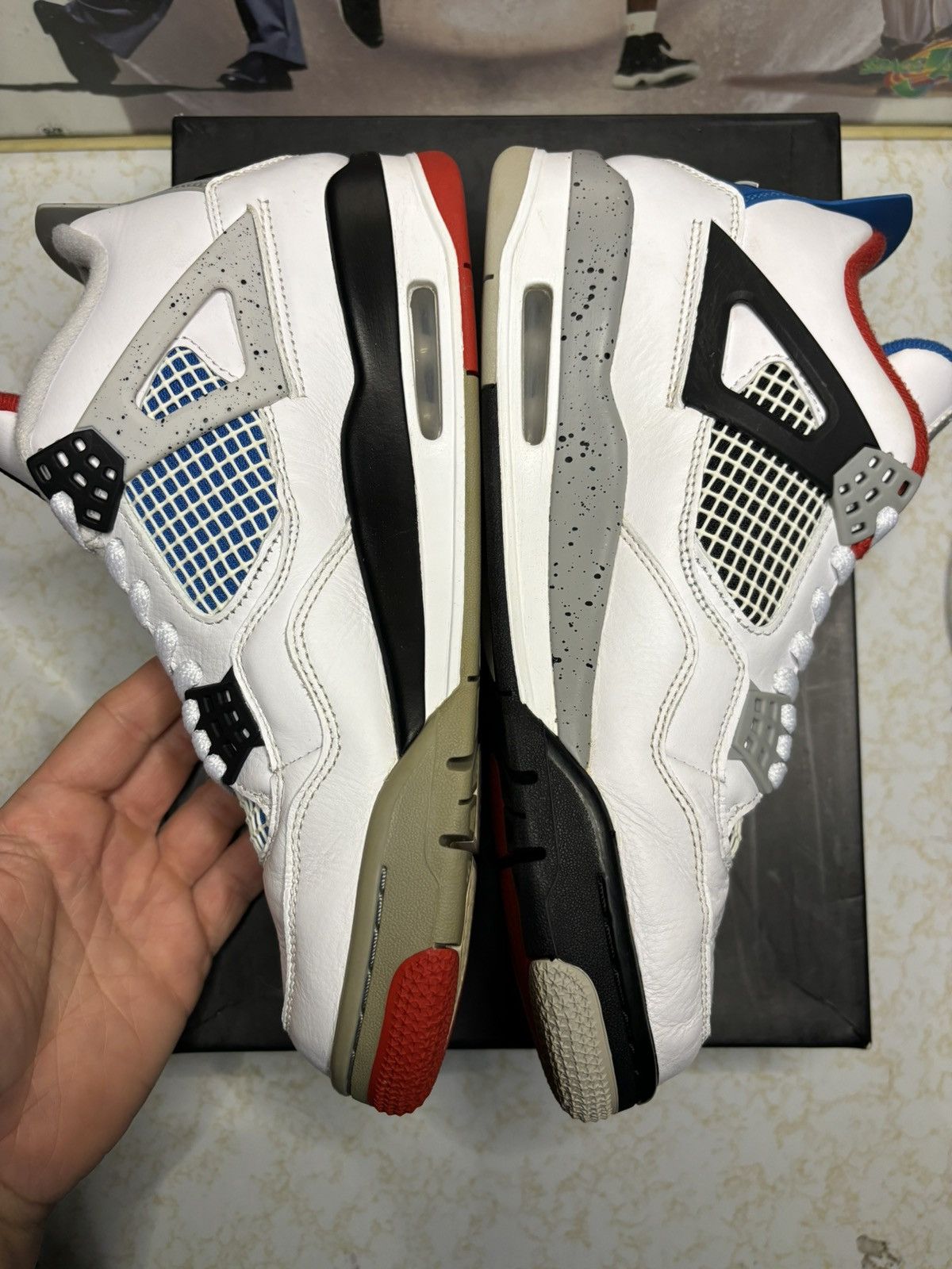Jordan Brand Air Jordan 4 Retro What The 2019 Size US 8.5 / EU 41-42 - 3 Thumbnail