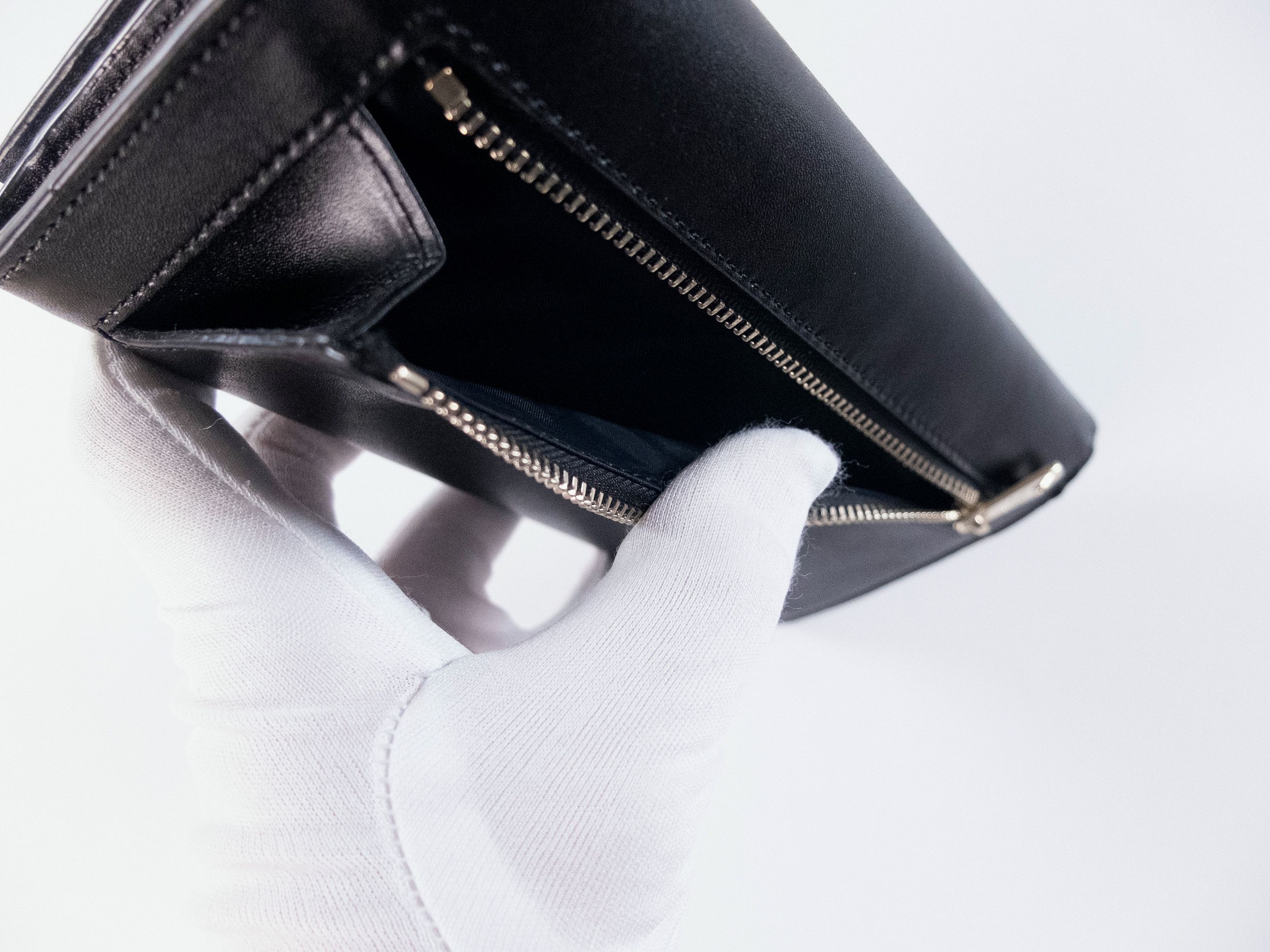 Paul Smith PAUL SMITH black trifold signature stripe leather wallet Size ONE SIZE - 8 Thumbnail