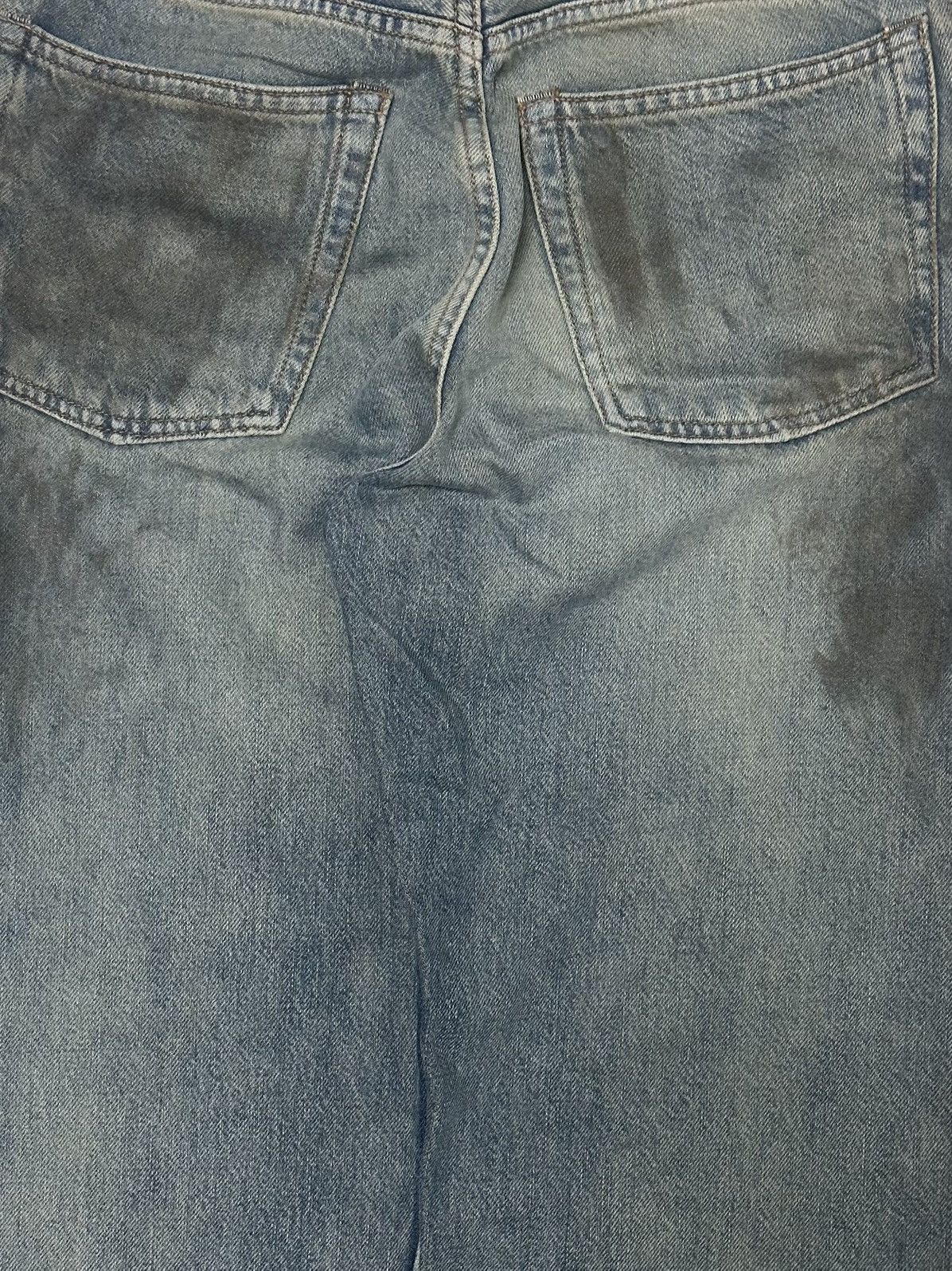 Acne Studios ACNE STUDIOS F/W 2023 Ripped Detailing Wide Leg Jeans Size 23" - 5 Thumbnail