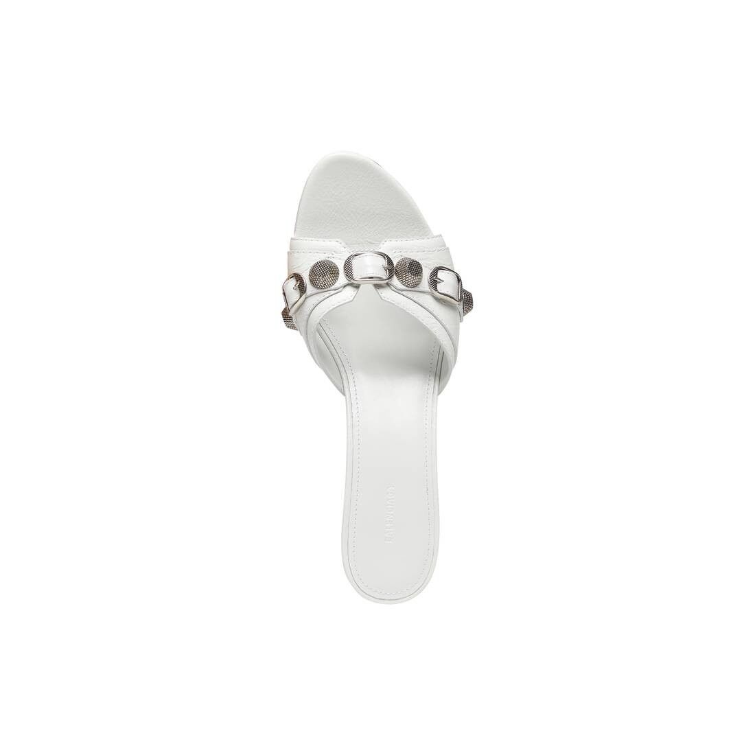 Balenciaga o1w1db10625 Cagole 70mm Sandals in White Size US 8 / IT 38 - 5 Thumbnail