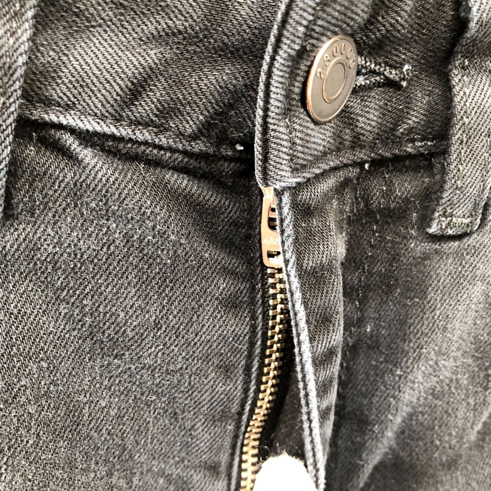 Arket Arket Jeans Womens 26 Black Organic Cotton Stretch Mid Rise Straight Leg 5-Pocket Denim Vintage No Women Jeans Size 26" / US 2 / IT 38 - 5 Thumbnail