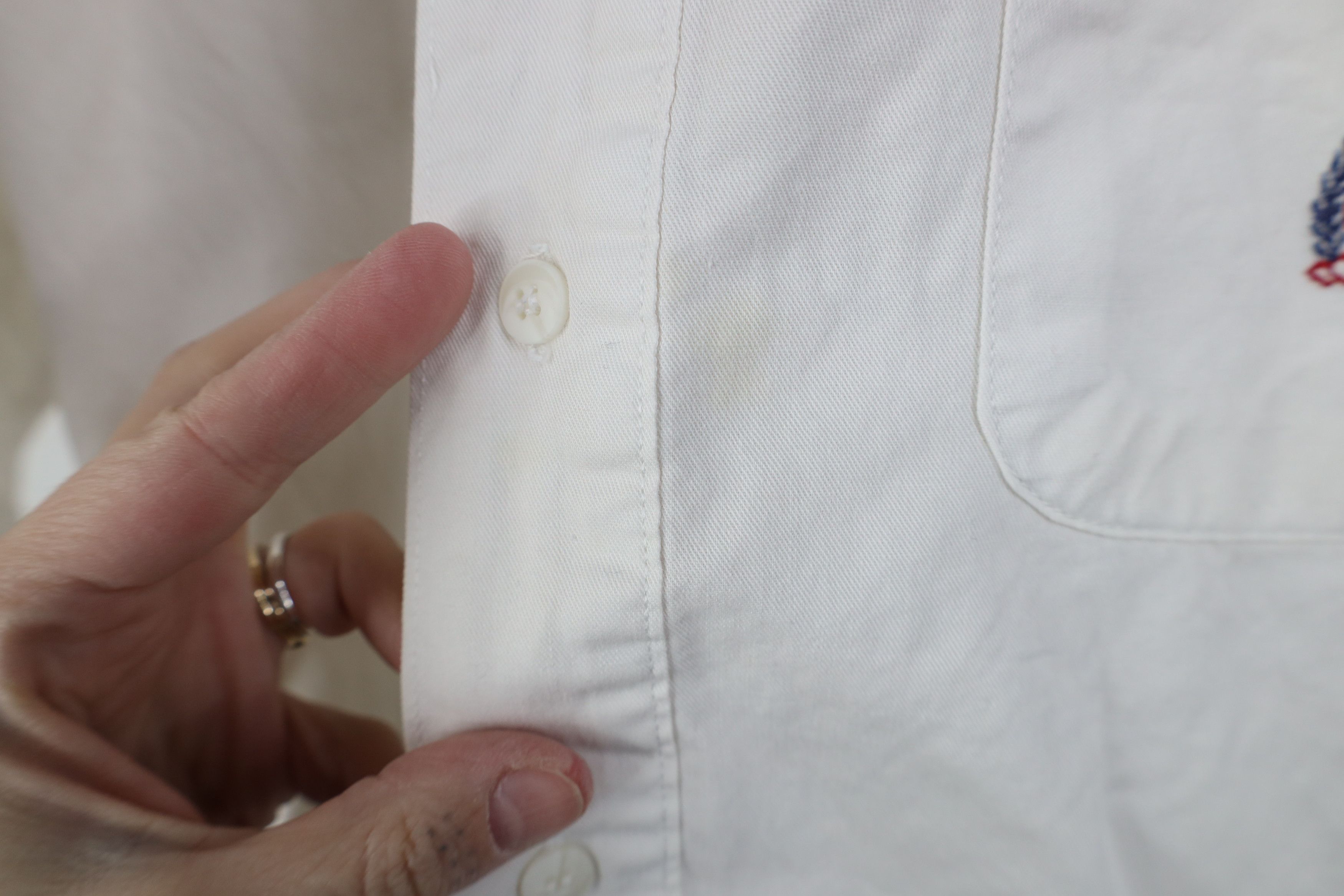 Vintage Vintage 90s Streetwear Short Sleeve Button Shirt White Size US XL / EU 56 / 4 - 7 Thumbnail