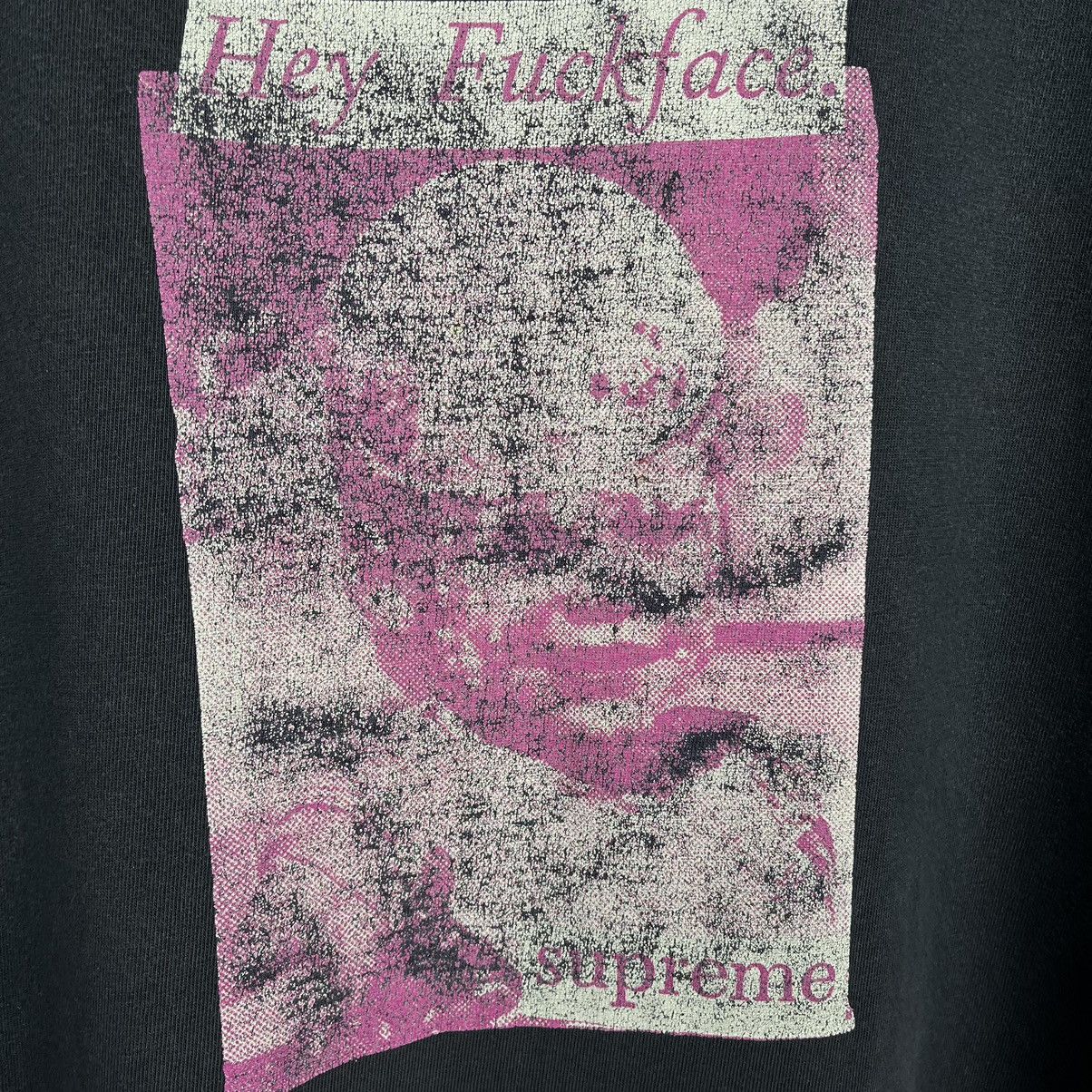 Supreme Supreme Hey Fuckface big logo tee ss18 Size US L / EU 52-54 / 3 - 3 Thumbnail