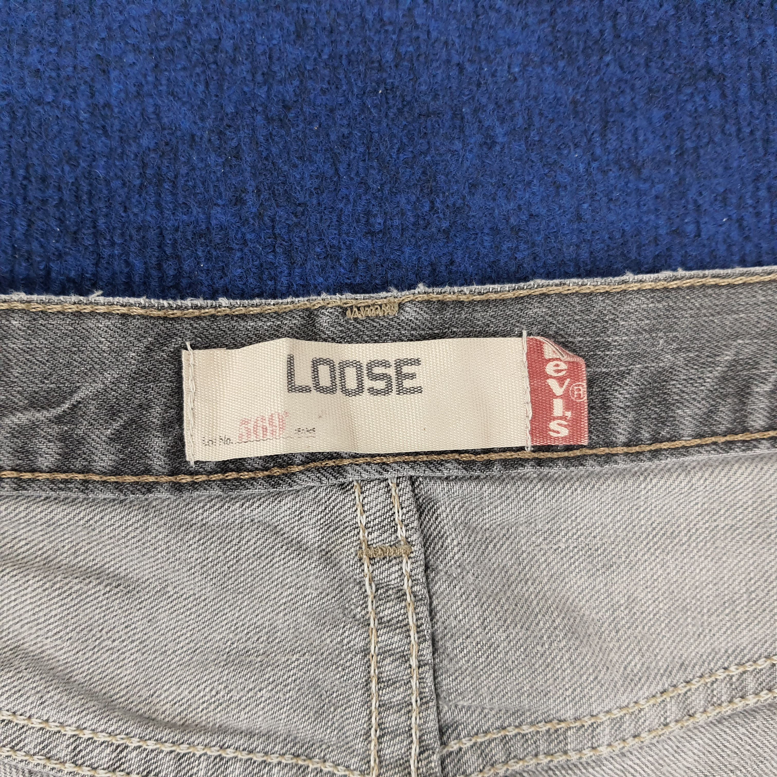 Levi's × Vintage Vintage Levi's 569 Loose Distressed Short Jeans Size US 36 / EU 52 - 6 Thumbnail