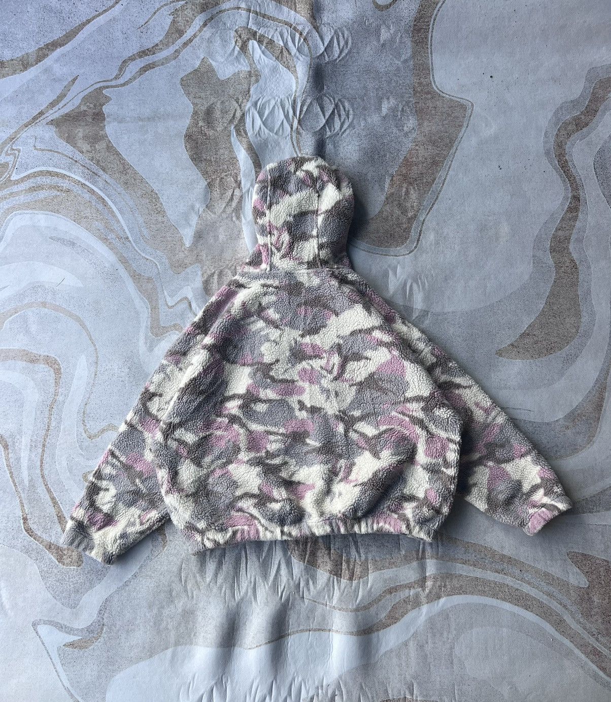 Gap Gap Camo Fleece Half Jacket Hoodie Size XL / US 12-14 / IT 48-50 - 2 Thumbnail