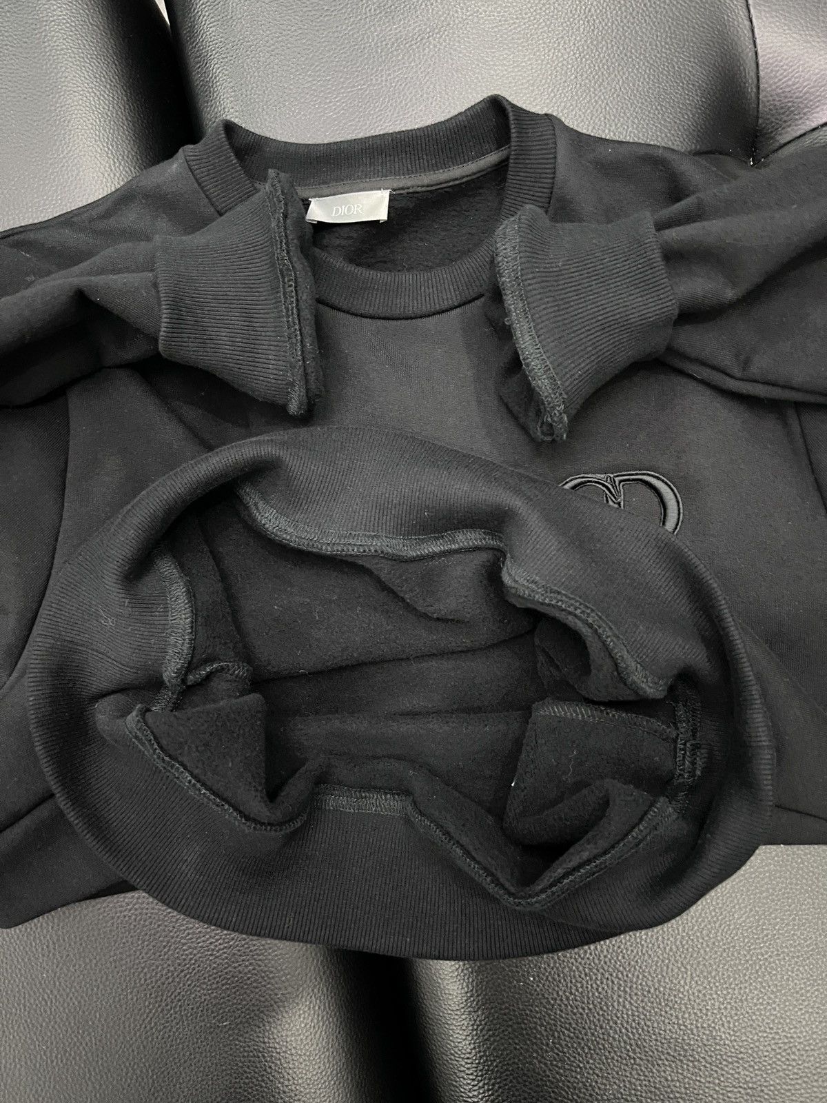 Dior Dior CD Embroidered Logo Sweatshirt Size US M / EU 48-50 / 2 - 9 Thumbnail