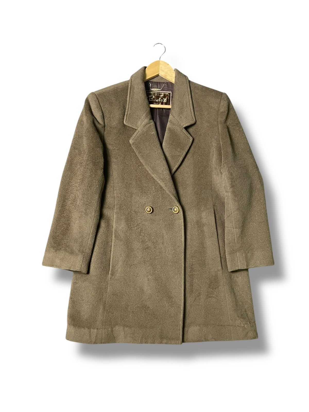 Japanese Brand × Vintage Vintage Bowbell Brand Velvet Double Breasted Coat (65) Size US XS / EU 42 / 0 - 2 Thumbnail