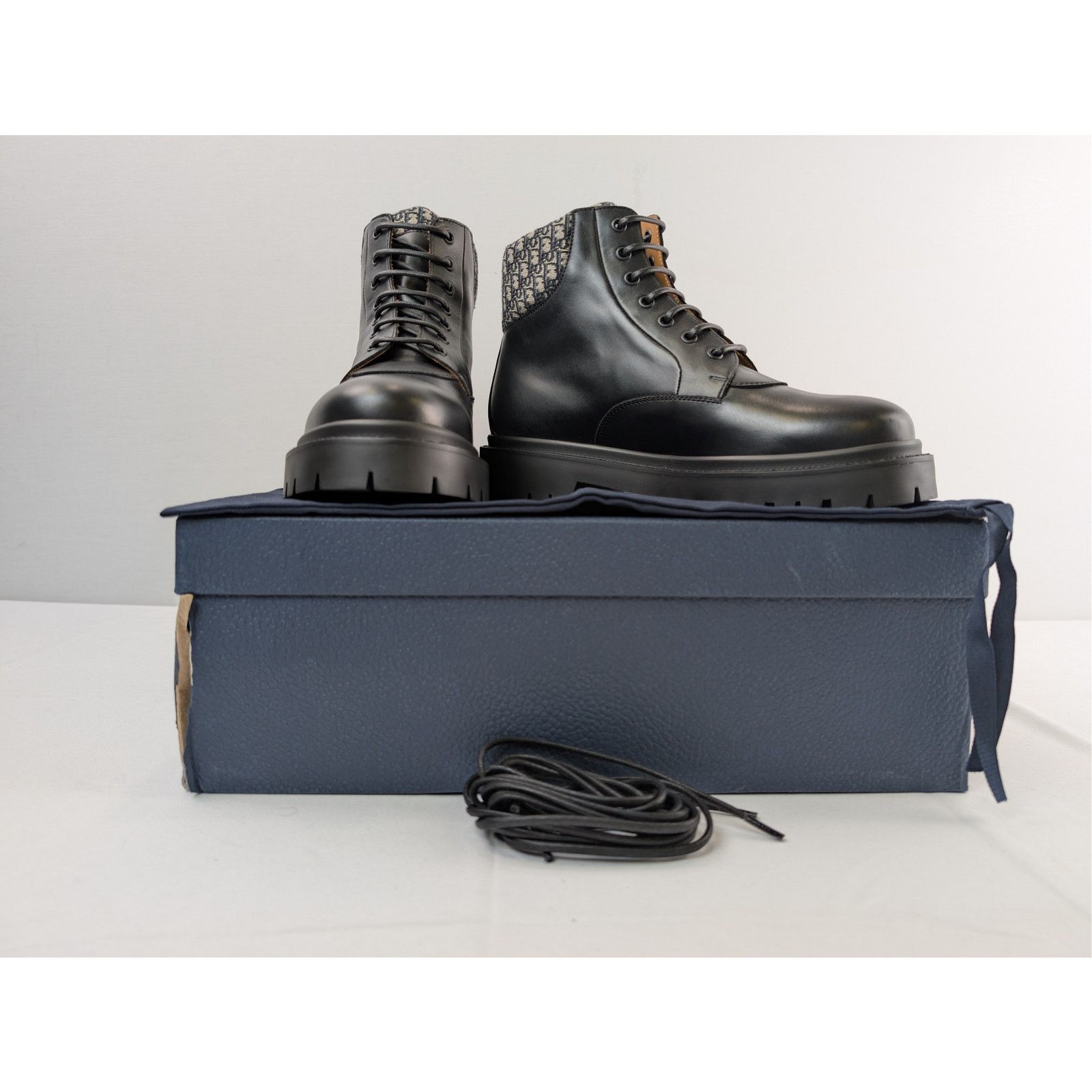 Dior o1rshd1 Oblique jacquard Explorer III Ankle Boot in black Size US 8.5 / EU 41-42 - 19 Thumbnail