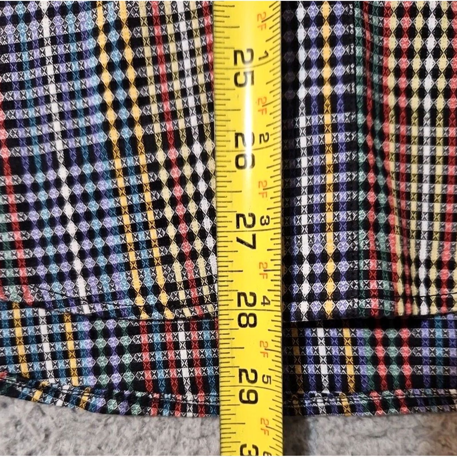 Robert Graham Robert Graham Shirt Men's M Multicolor Plaid Button-Down Long Sleeve Size US M / EU 48-50 / 2 - 5 Thumbnail