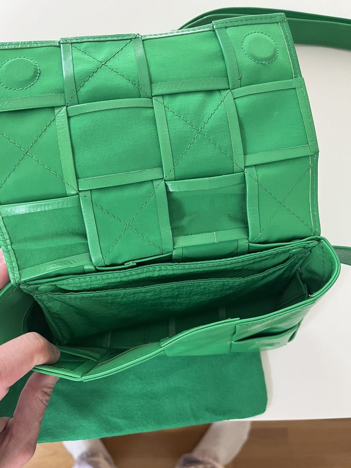 Bottega Veneta Bottega Veneta CassetteBelt Bag in Parakeet Green Size ONE SIZE - 5 Thumbnail