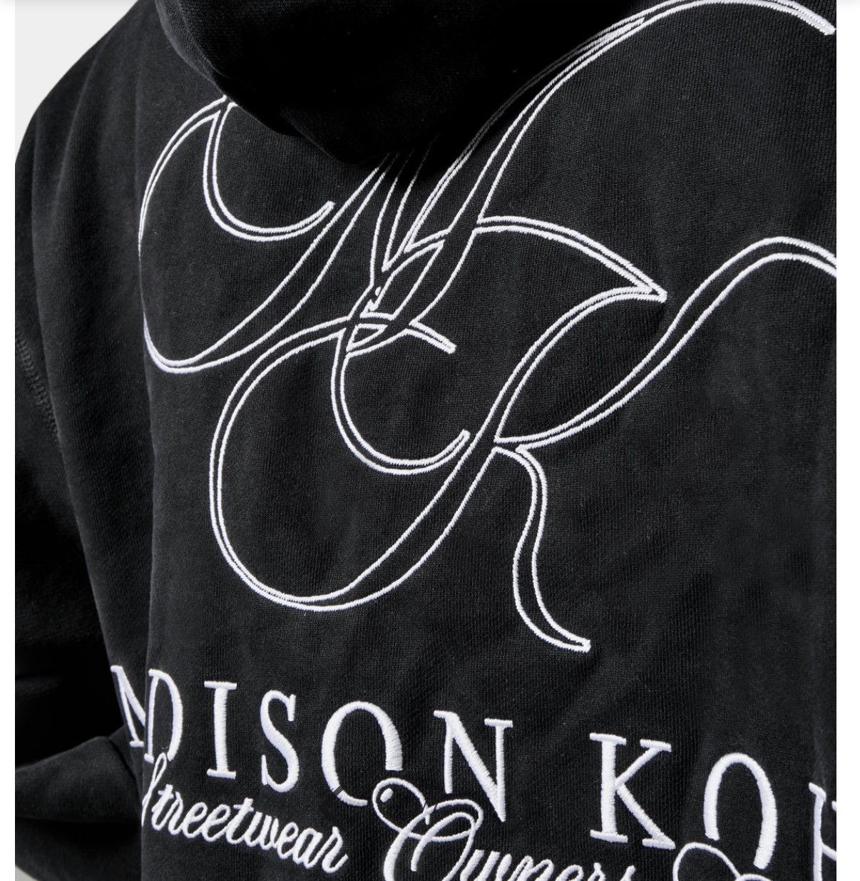Madison Madison Kohl MK67 Black Monogram Hoodie Size M Size US M / EU 48-50 / 2 - 1 Thumbnail