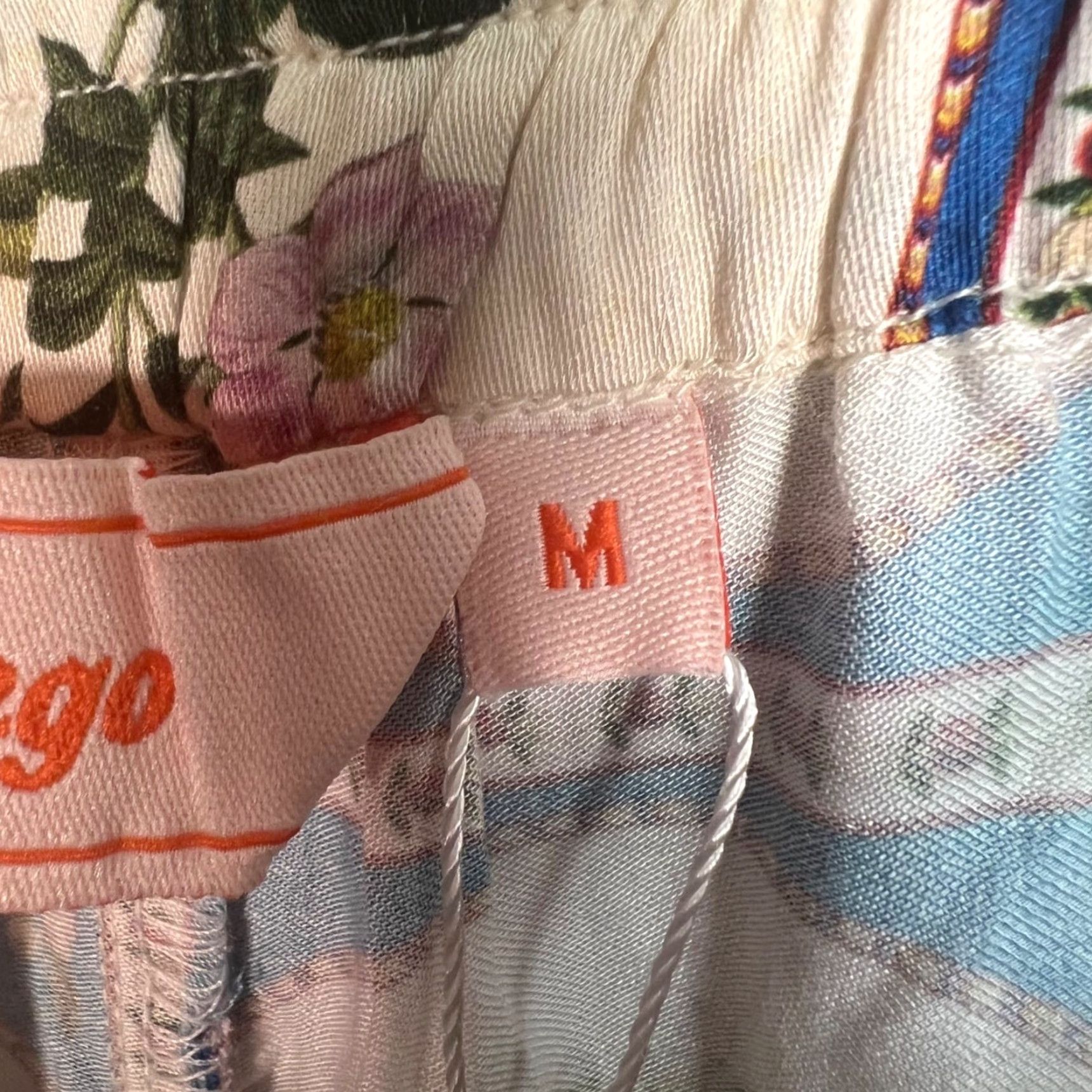 Vintage Perte D'Ego Floral Print Modal Pants Womens Size M NEW! Size 32" / US 10 / IT 46 - 4 Thumbnail
