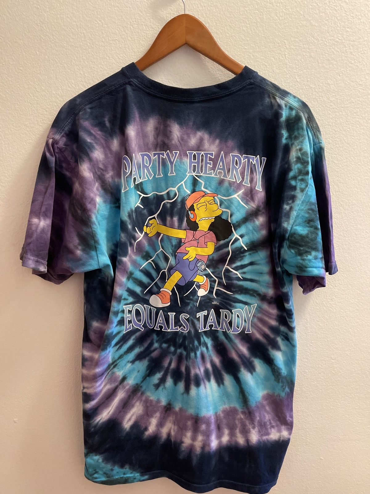 Vans Vans x Simpsons Tie Dye Tshirt Size US L / EU 52-54 / 3 - 2 Thumbnail