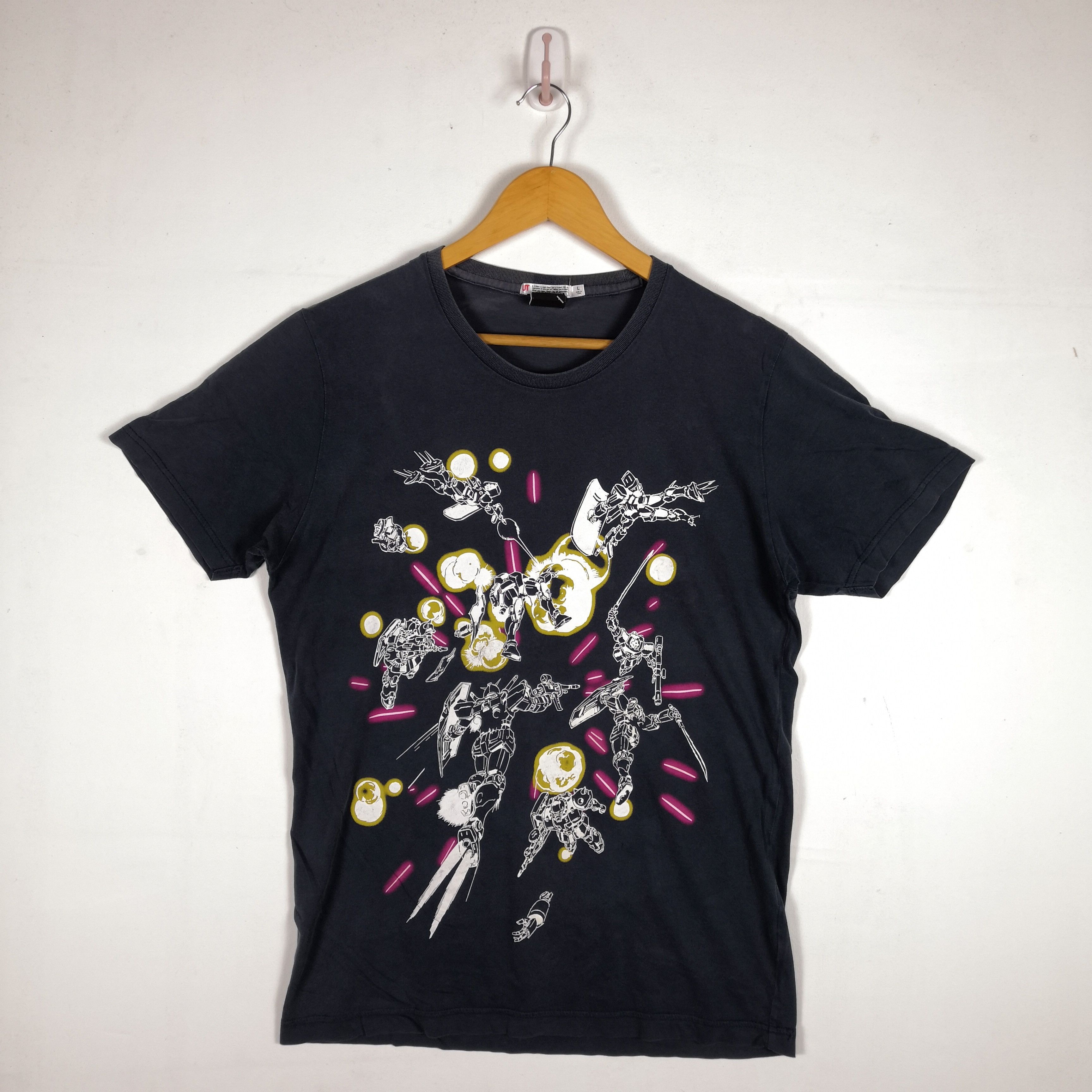 Anime Vintage Gundam Tshirt Japanese Anime Hentai Manga T-Shirt Size US M / EU 48-50 / 2 - 2 Thumbnail