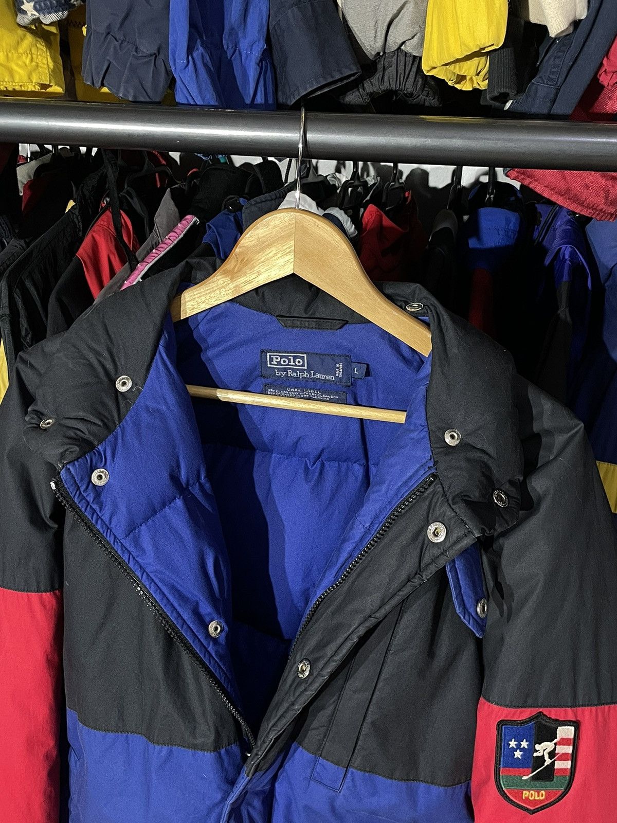 Polo Ralph Lauren × Vintage Puffer Polo Suicide Ski Patch Size US L / EU 52-54 / 3 - 5 Thumbnail