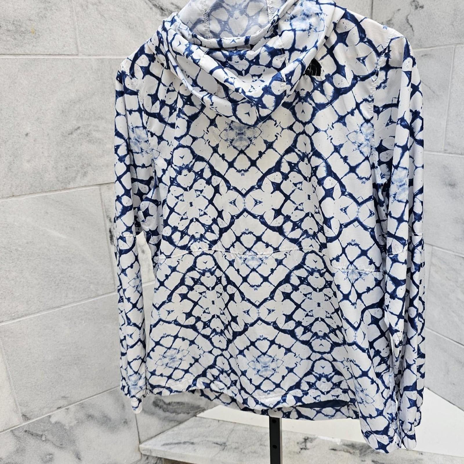 The North Face The North Face Women's White and Blue Rain Jacket Size L / US 10 / IT 46 - 6 Thumbnail