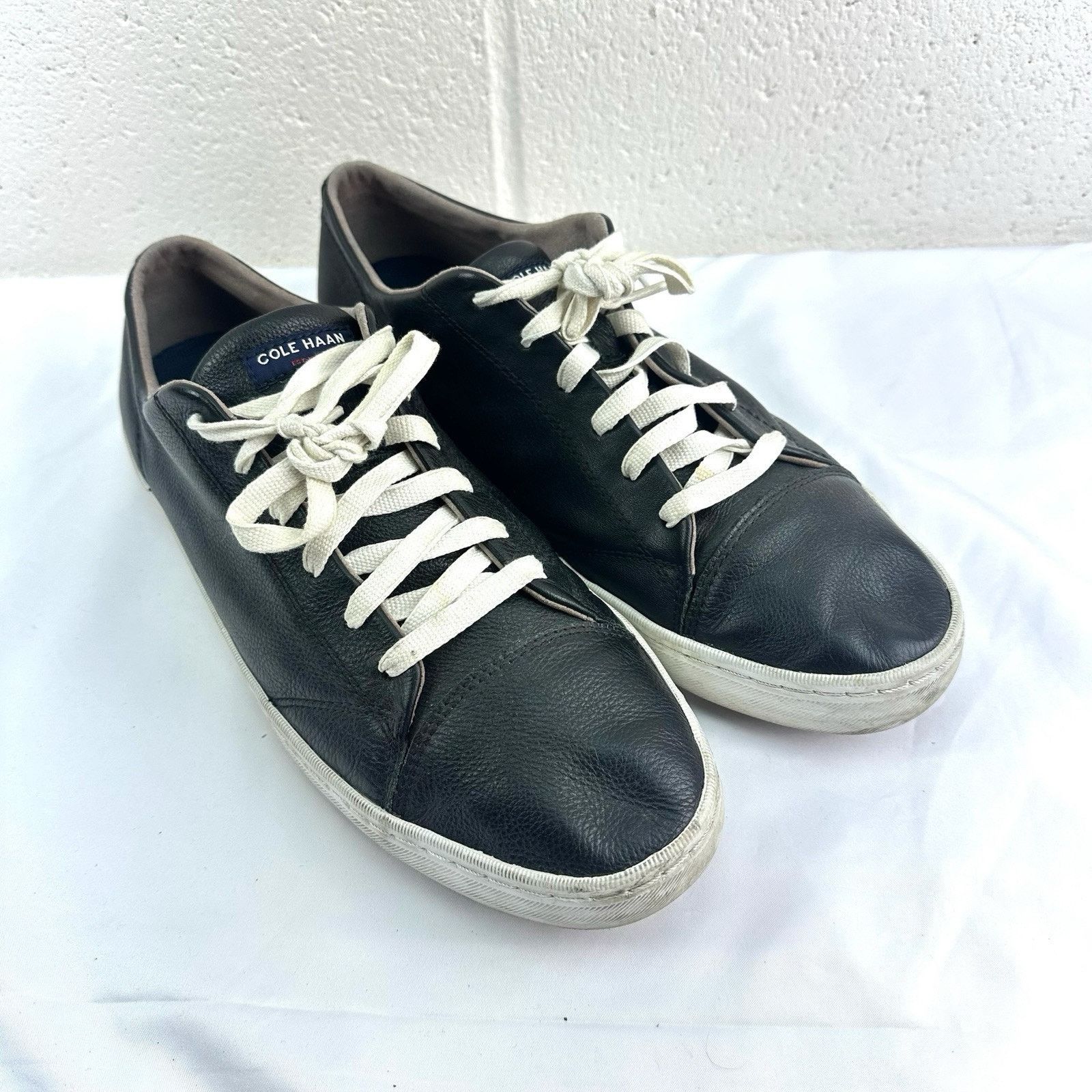 Cole Haan Cole Haan Grand OS Sneakers C25781 Mens Black Leather Sz 11 Size US 11 / EU 44 - 1 Thumbnail