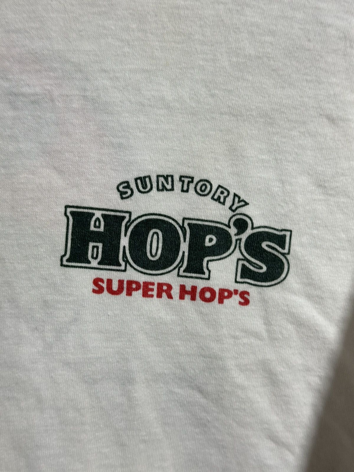 Japanese Brand × Vintage Vintage Suntory Hop’s Super Hop’s Faded Tee Size US M / EU 48-50 / 2 - 3 Thumbnail