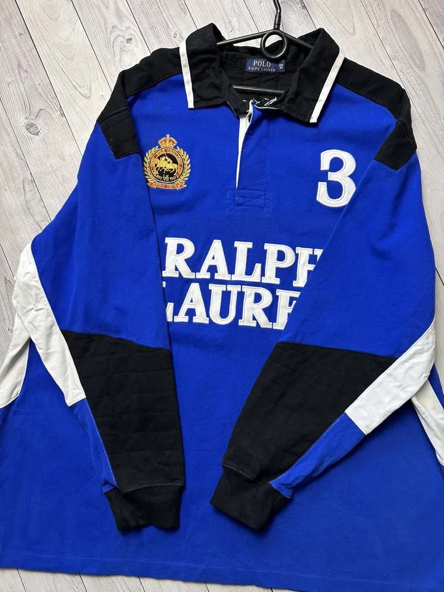 Polo Ralph Lauren Vintage Polo Ralph Lauren rugby big logo size XXXL striped Size US XXL / EU 58 / 5 - 5 Thumbnail